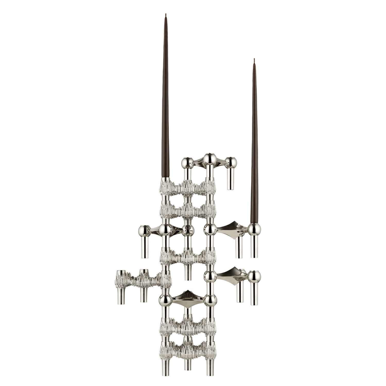 STOFF Nagel - Quist Kerzenhalter chrom 3er Set