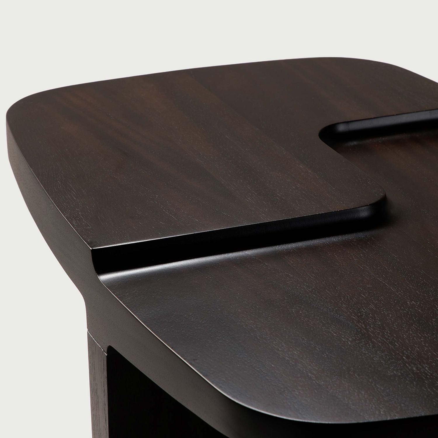 Ethnicraft - Brutalist Beistelltisch mahagoni rose brown