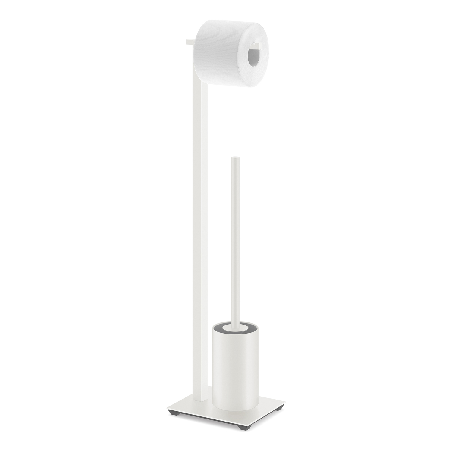 zack toilettenbutler weiss edelstahl 73318