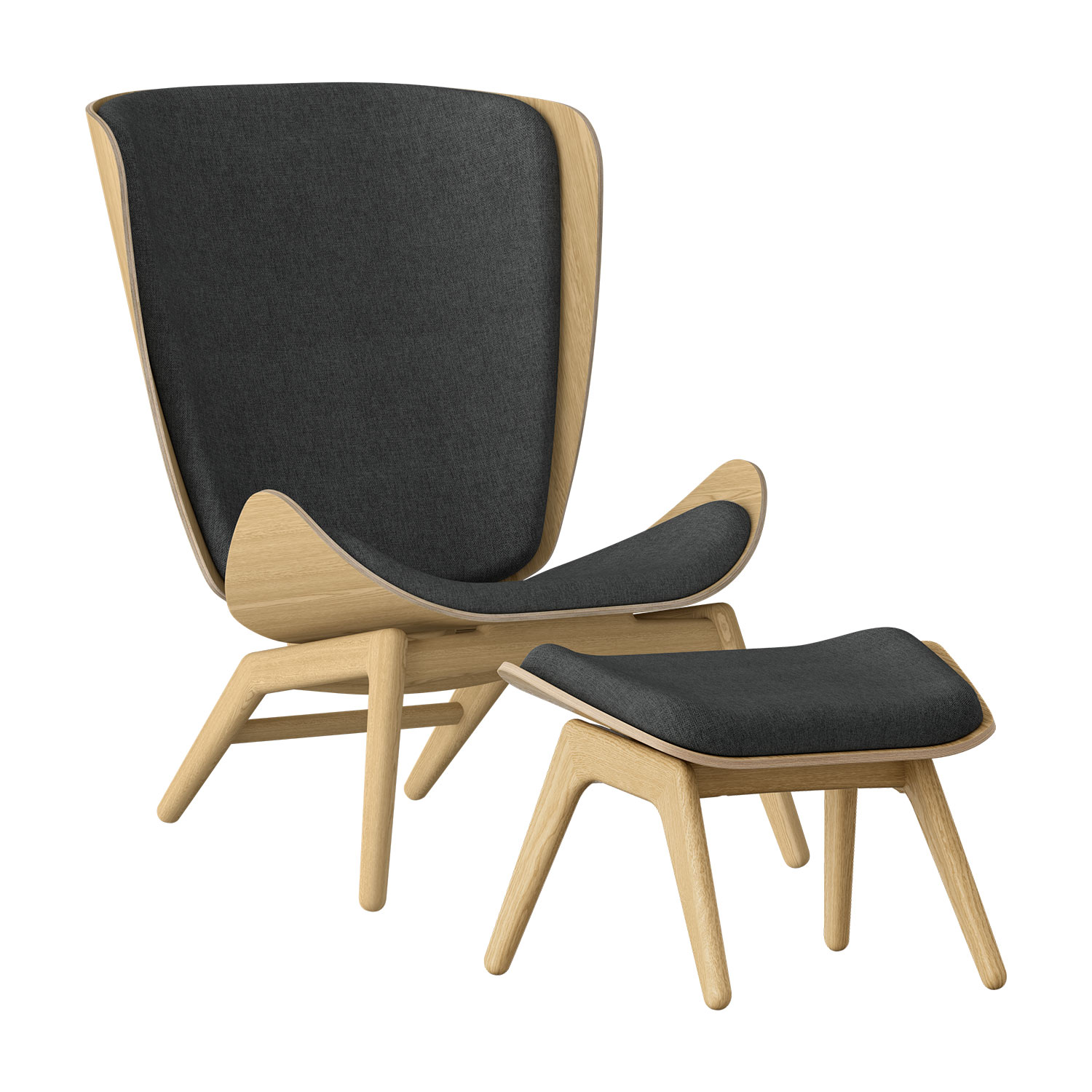 umage the reader plus ottoman eiche hell shadow 98179