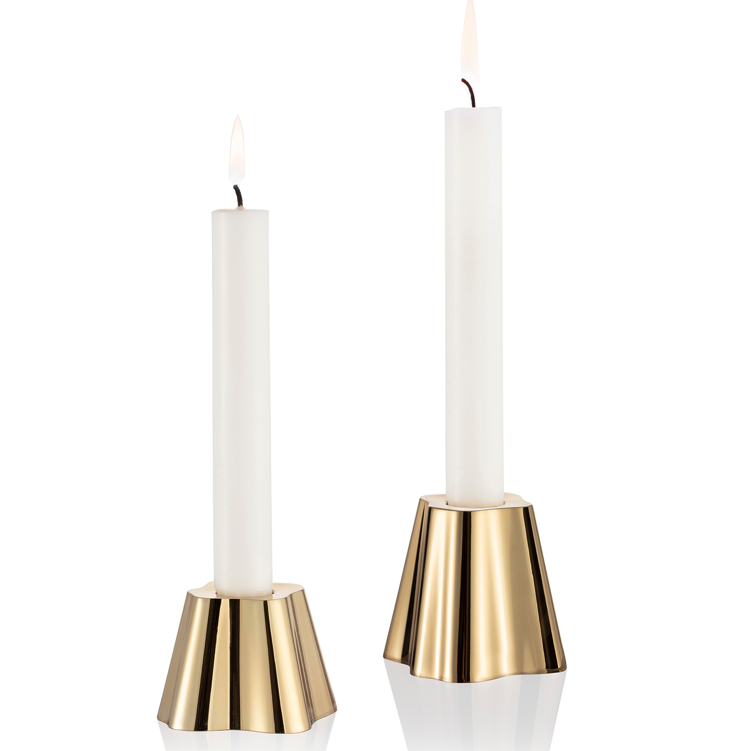 iittala Aalto kerzenhalter 50 65mm mit kerzen 103620