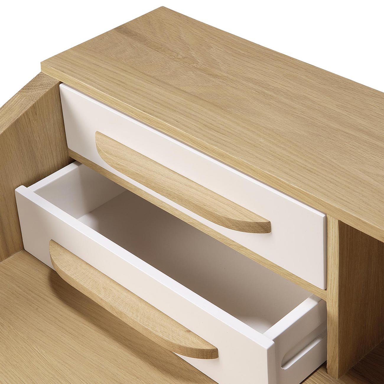 schubladen tisch ethnicraft origami 84054