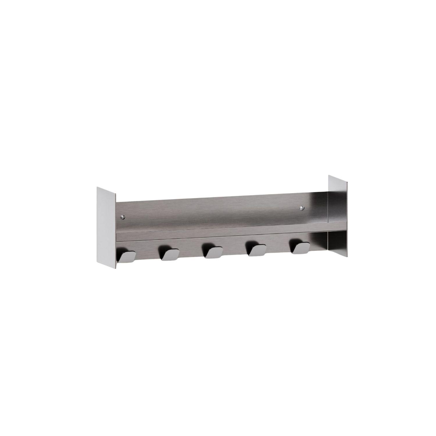 Tiptoe - PLI Slim CORE Wandgarderobenregal 45x10cm edelstahl