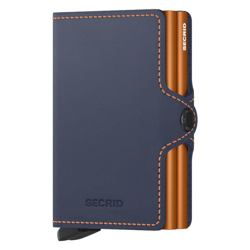 secrid twinwallet Matte night blue orange 105121