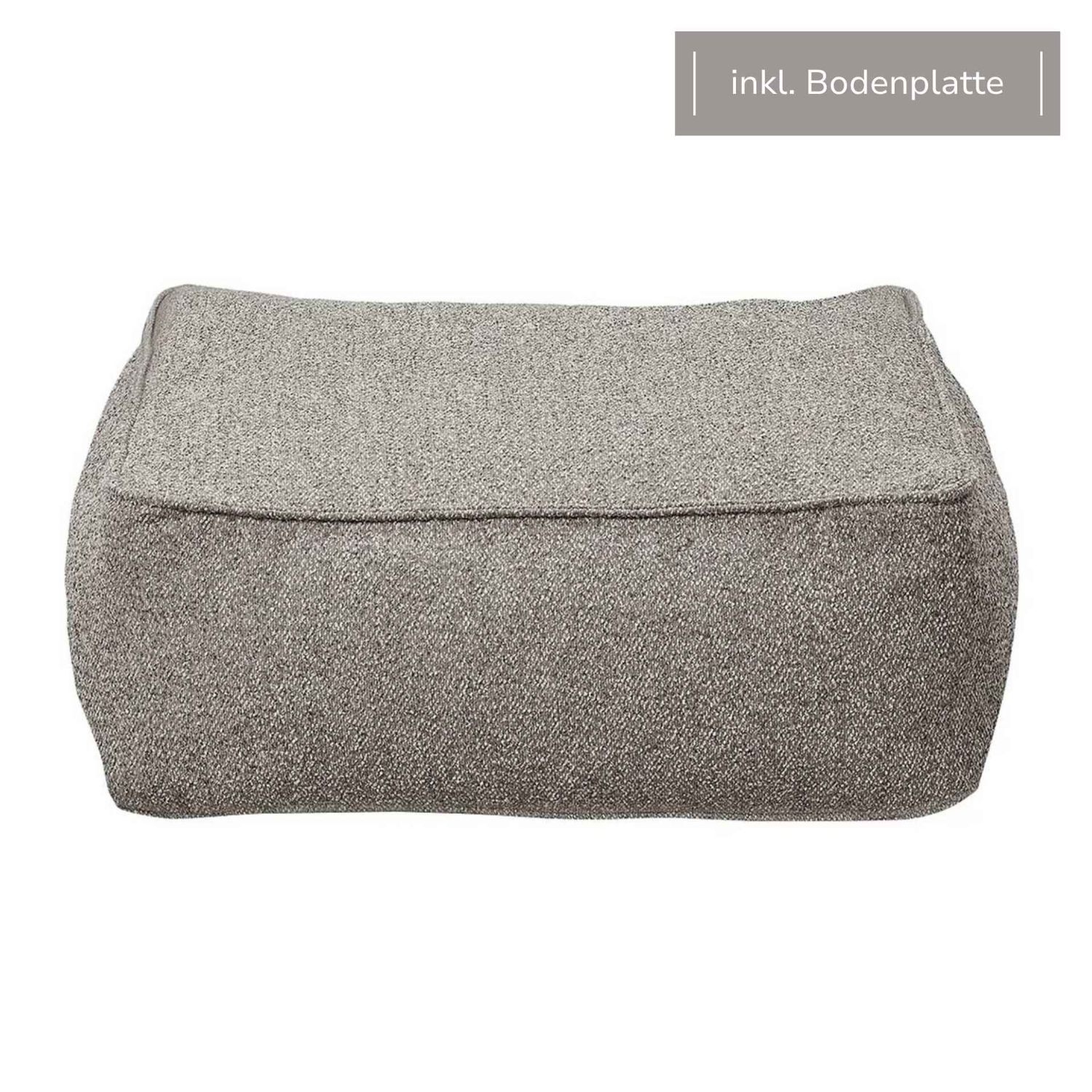 blomus - GROW Earth Bouclé Hocker Modul M5 + Bodenplatte
