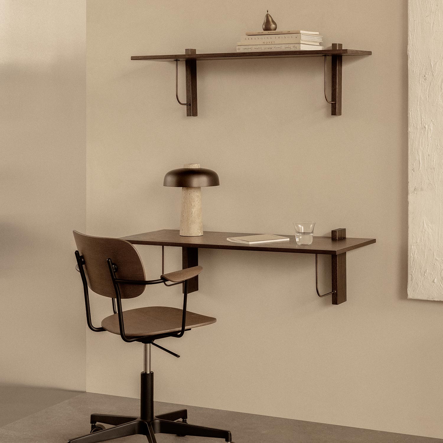 corbel desk und shelf audo 101319