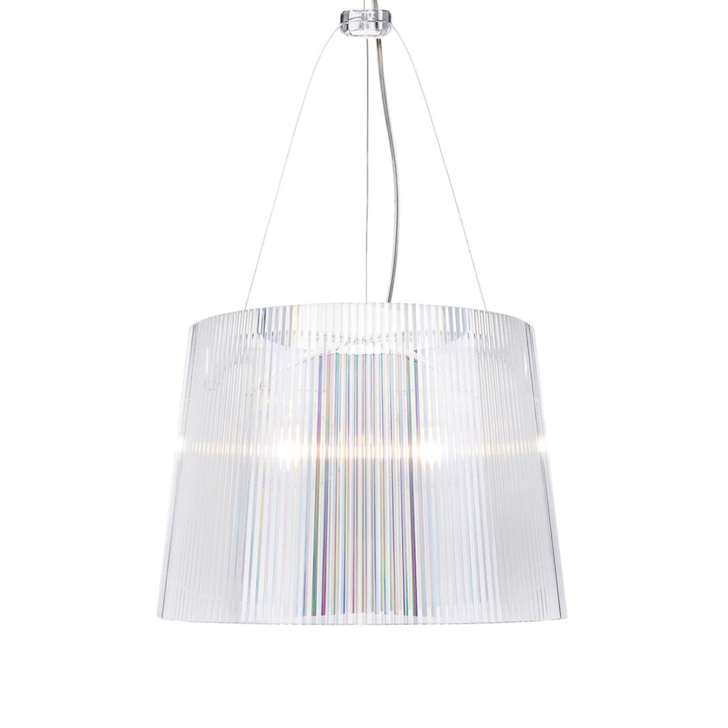 kartell ge pendelleuchte transparent glasklar 75606