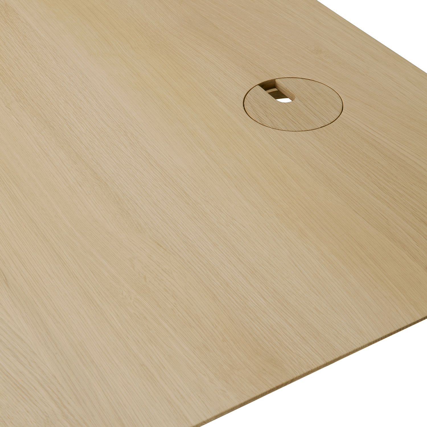 detail Kabeldurchlass Ethnicraft Bok Tisch 98806
