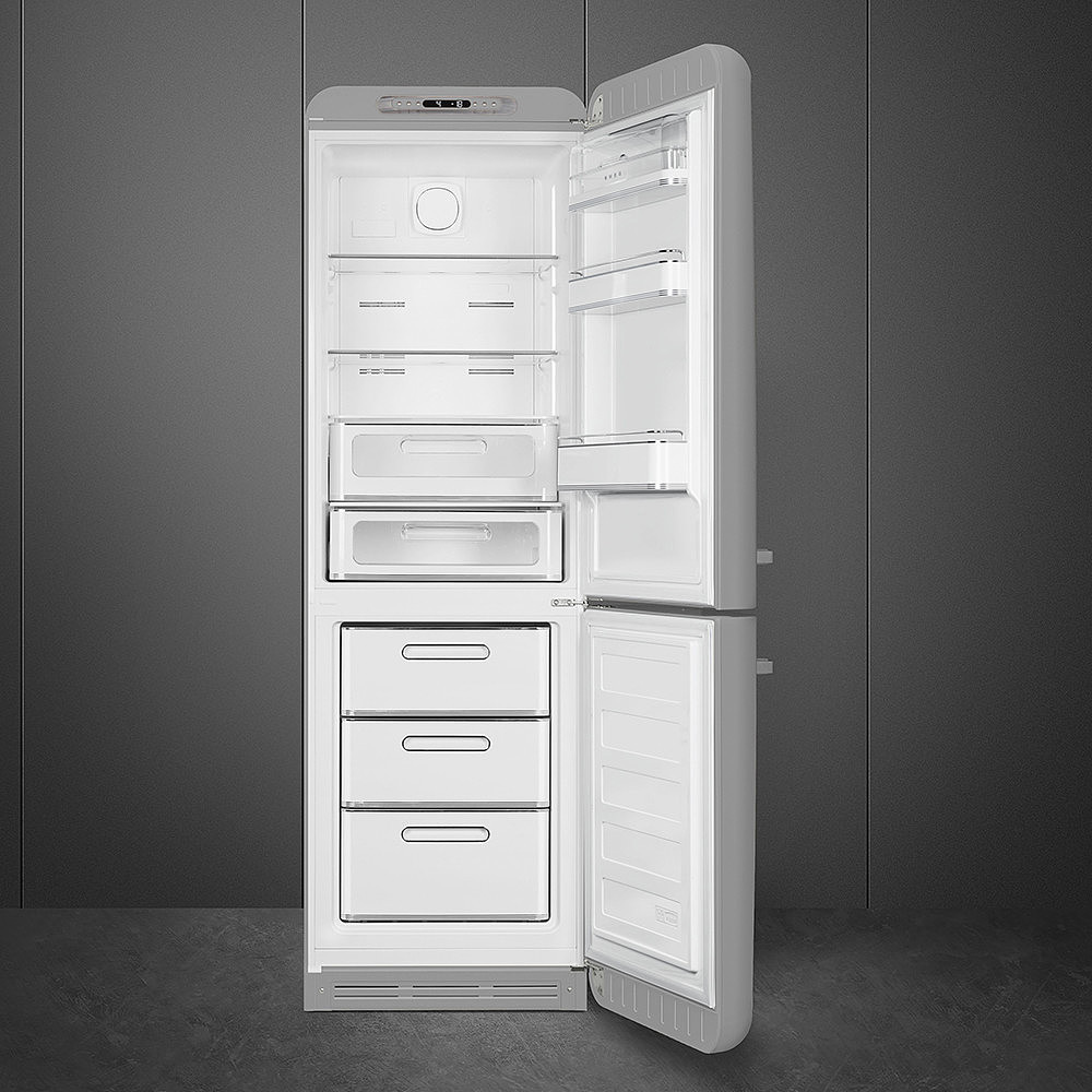 smeg kuehlgefrier FAB32 polarsilber2 55210