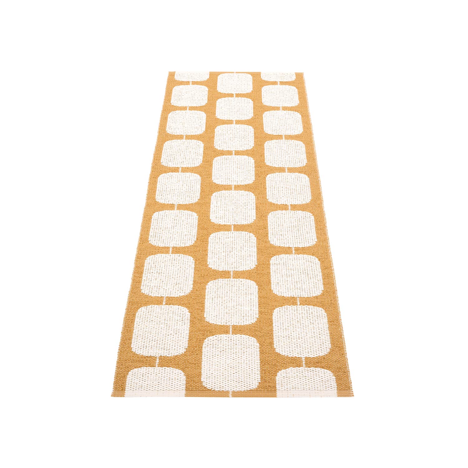 pappelina sten teppich ochre vanilla 70 200 cm 78941