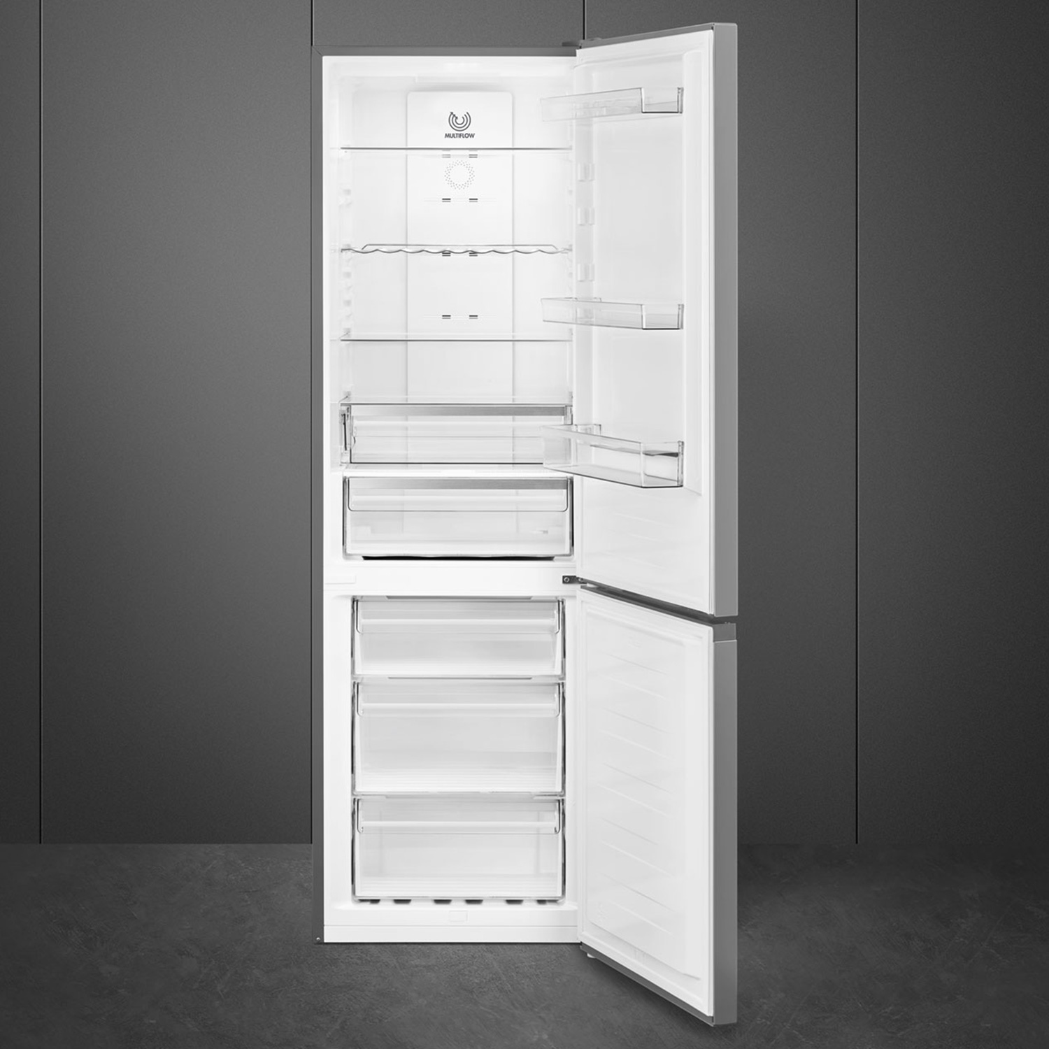 Smeg Kuehl Gefrierschrankkombi RC18XDNC Front offen 103584