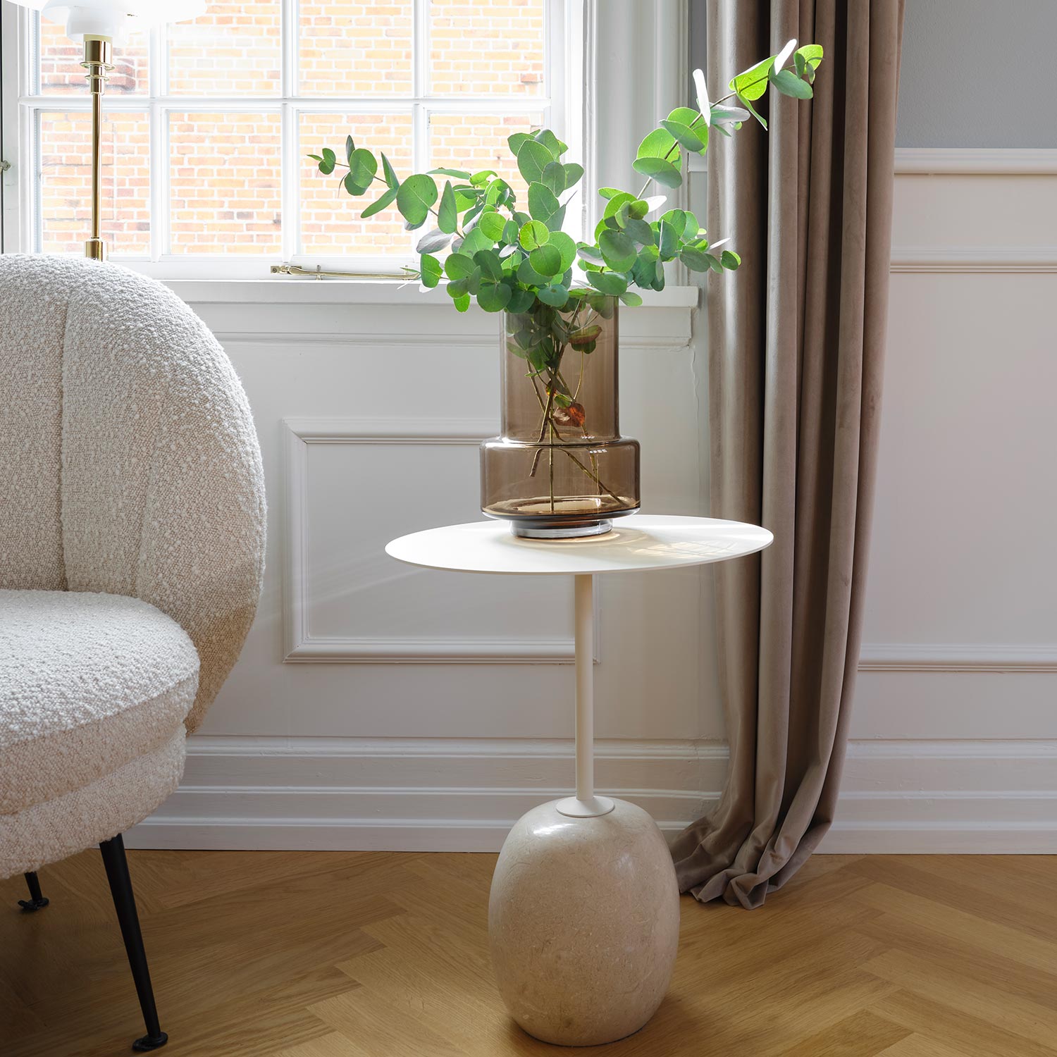 Ro Collection - Hurricane Vase No. 26 amber