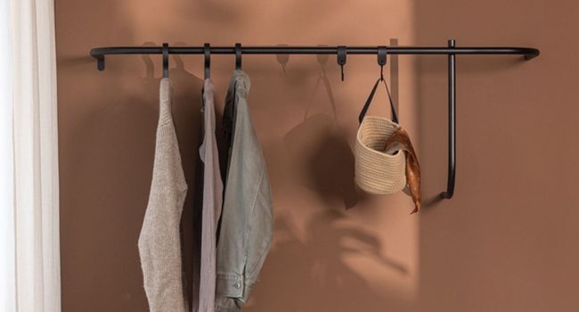Metallbude Garderobe Tamina Garderobe an Wand