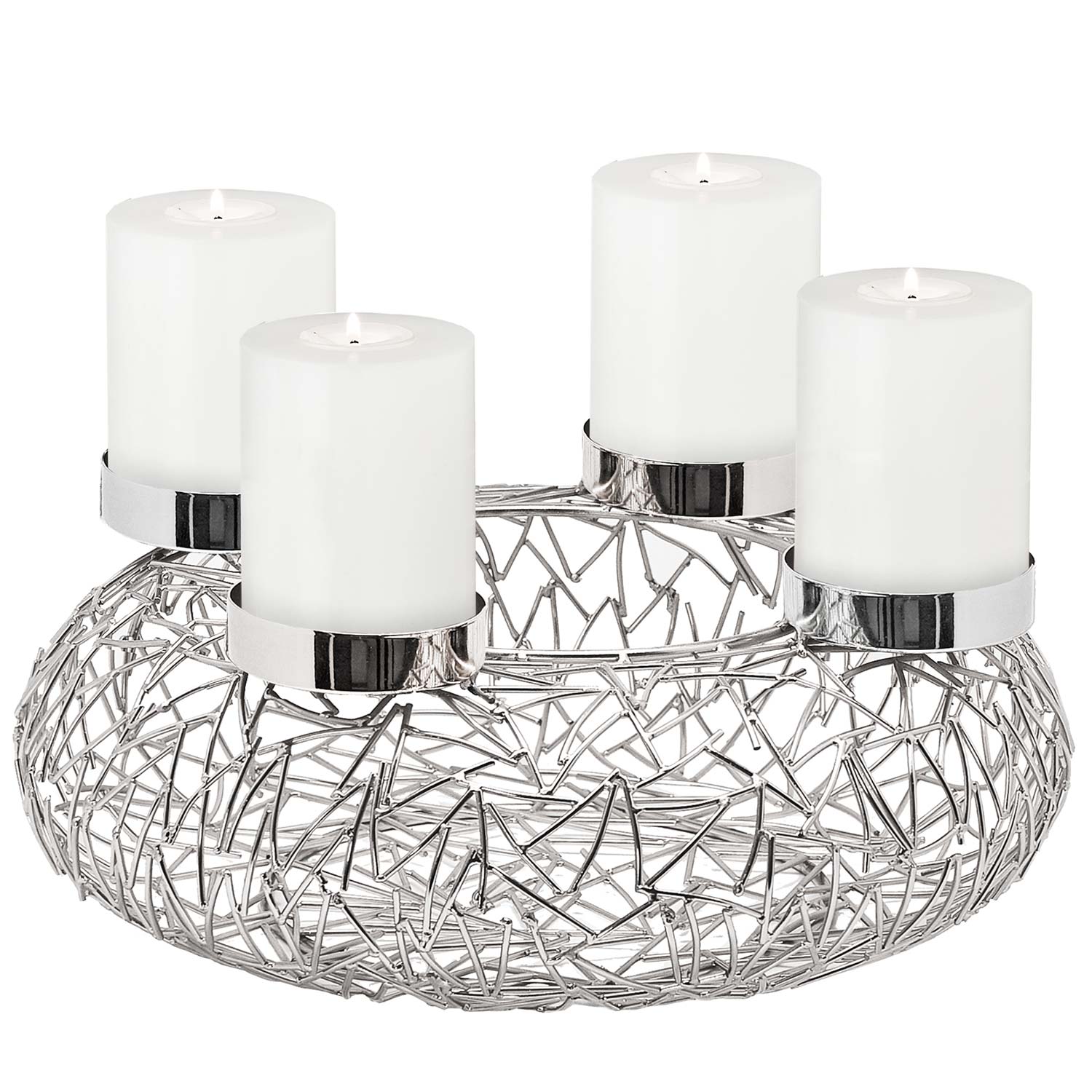 edzard milano adventskranz 34 cm 7864 mit kerzen 84832