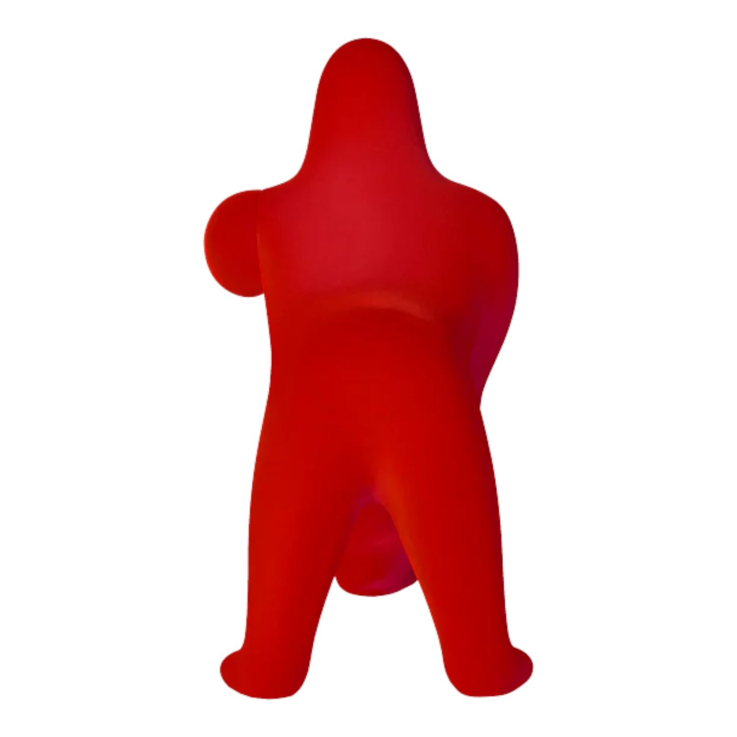 Qeeboo - Kong XS Velvet Finish Tischleuchte rot