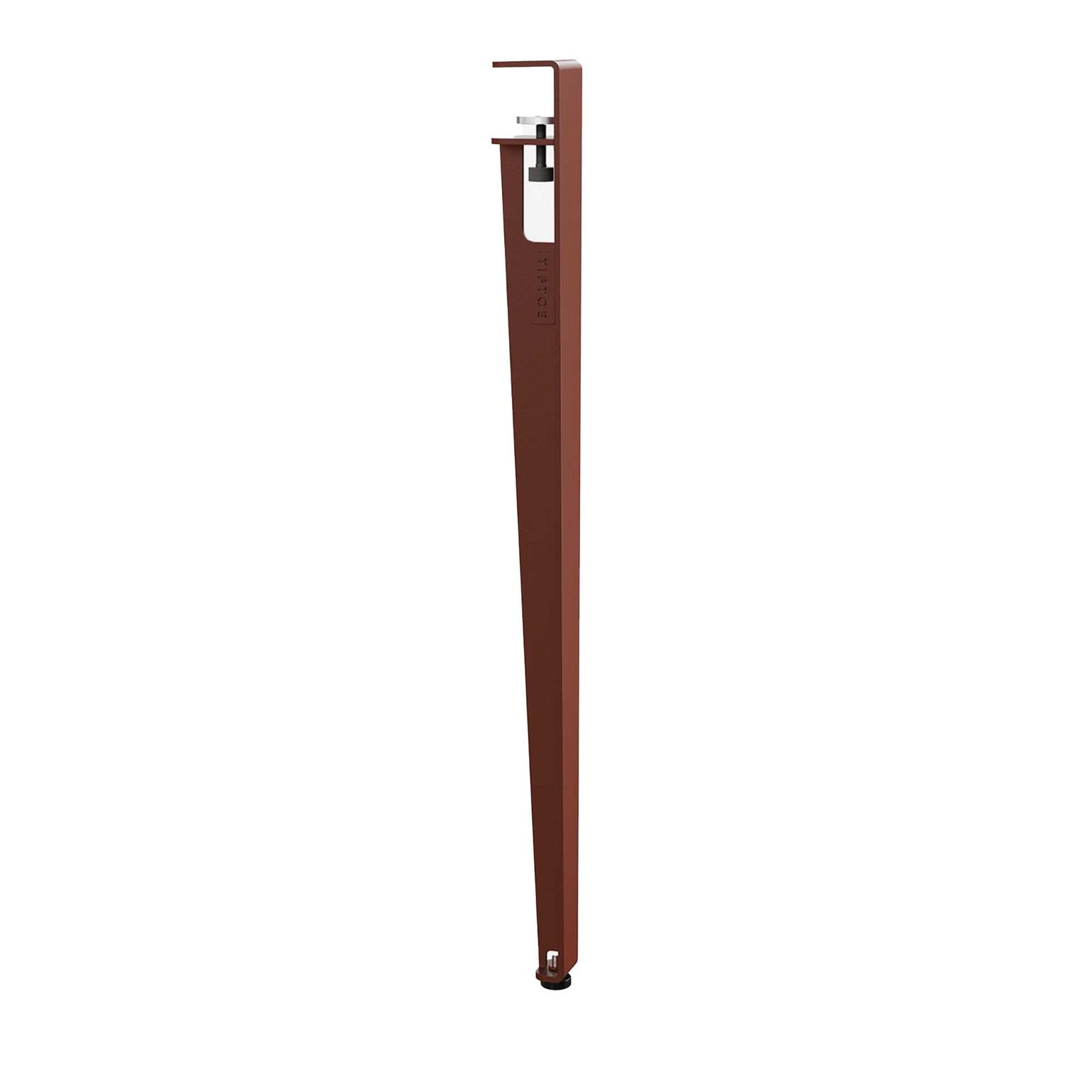 Tiptoe - Tischbein für den Außenbereich 75 cm ziegelrot