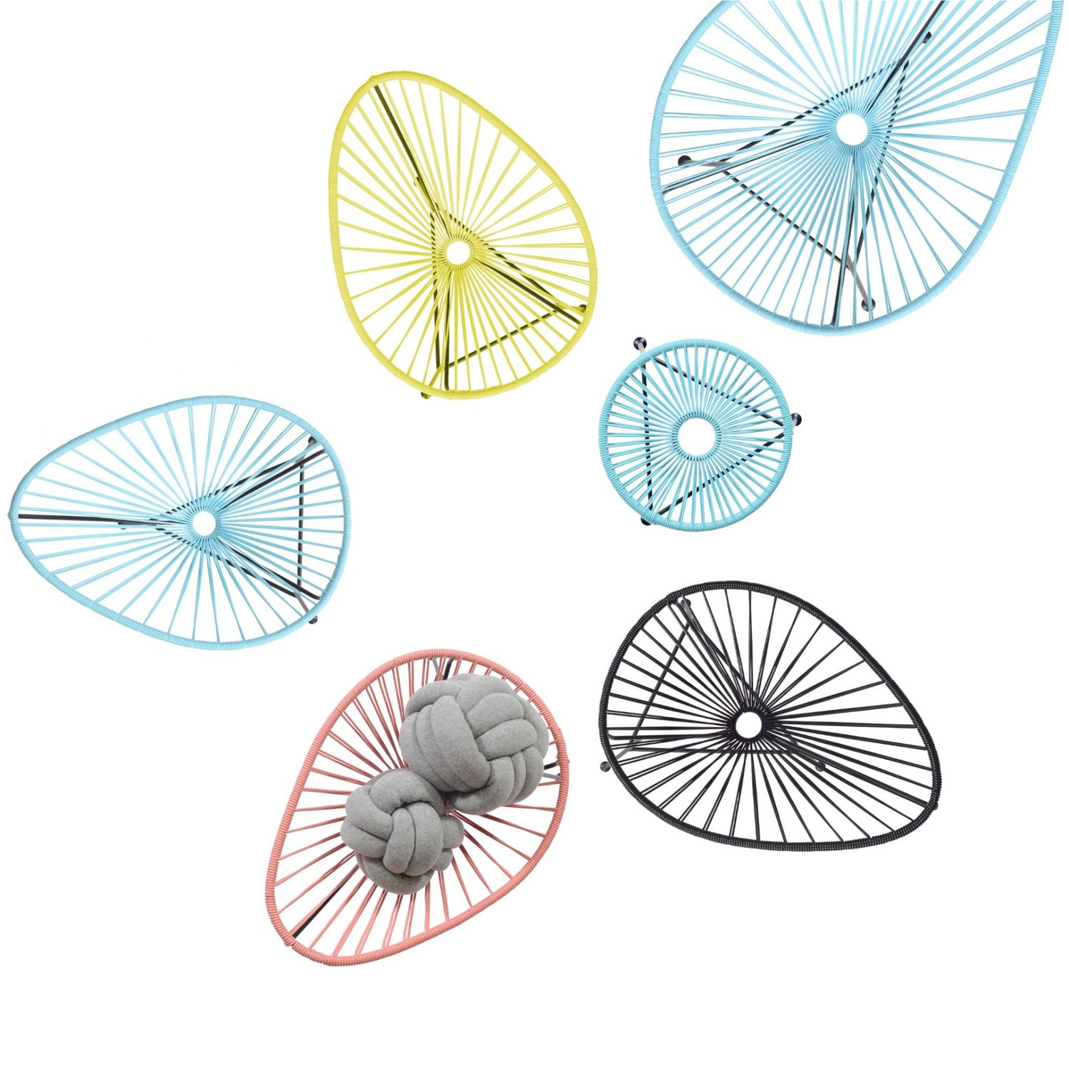 OK Design - Acapulco Chair Mini light grey