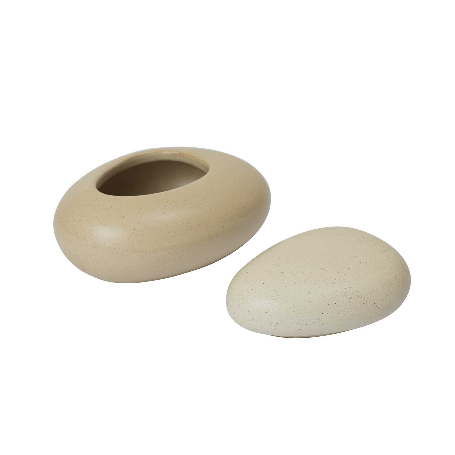 Ferm Living - Pebble Box klein sand
