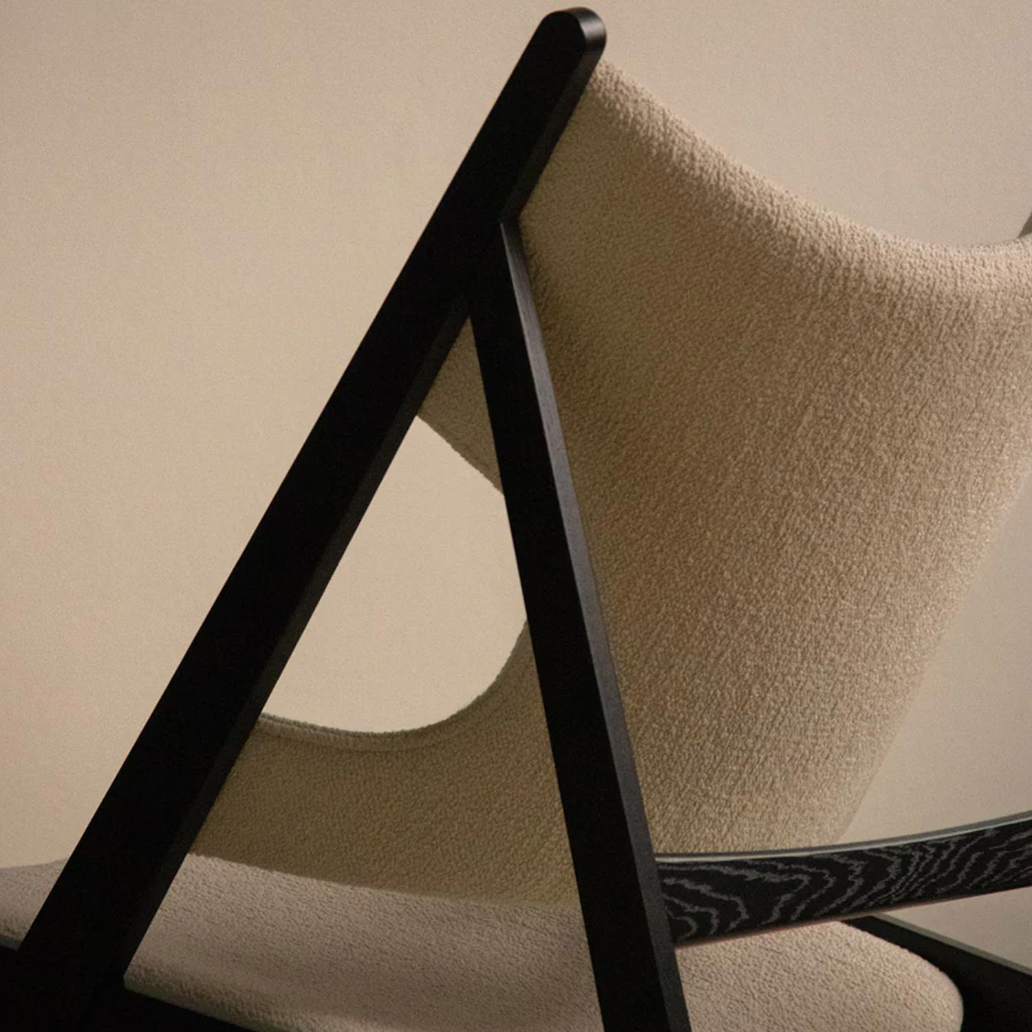 Audo - Knitting Lounge Chair Black Oak