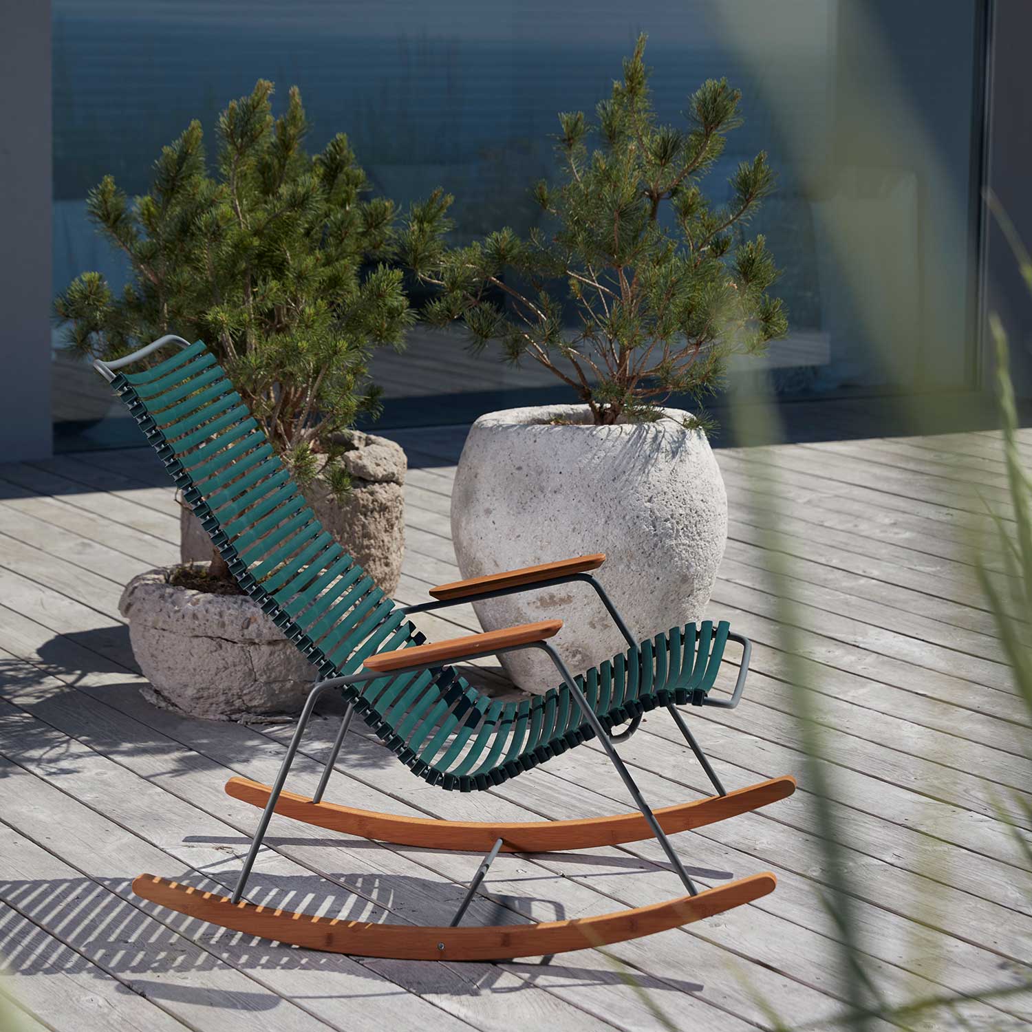 houe rocking chair pinegreen 92304