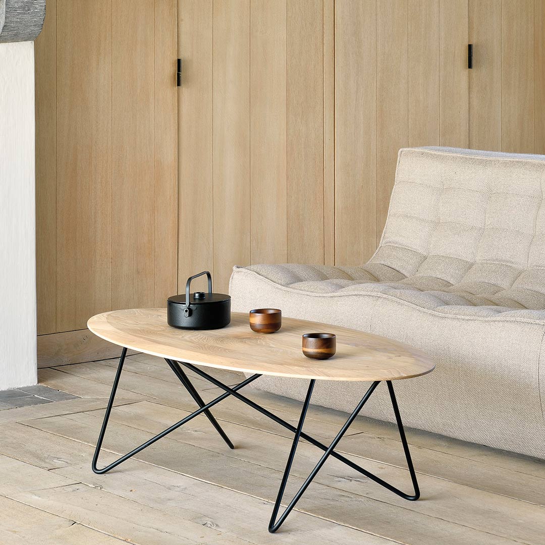 ethnucraft sofa beige ambiente zweisitzer wohnzimmer 83987
