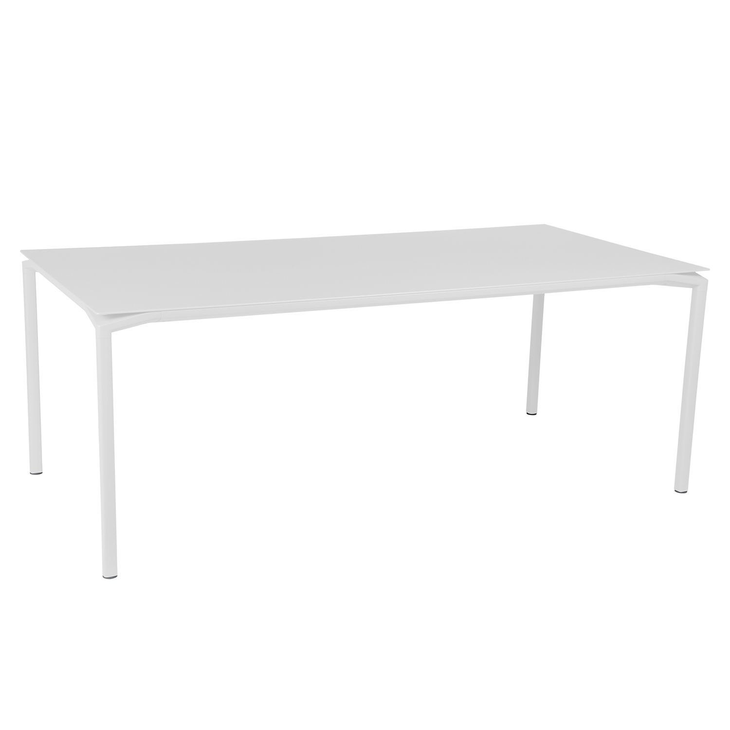 fermob calvi tisch 195x95cm baumwollweiss 874001 105576