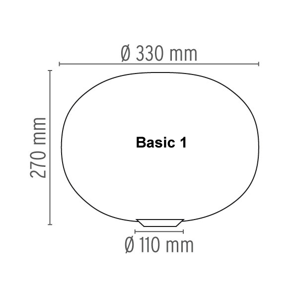 Glo Ball Basic 1 Abmessungen 18350