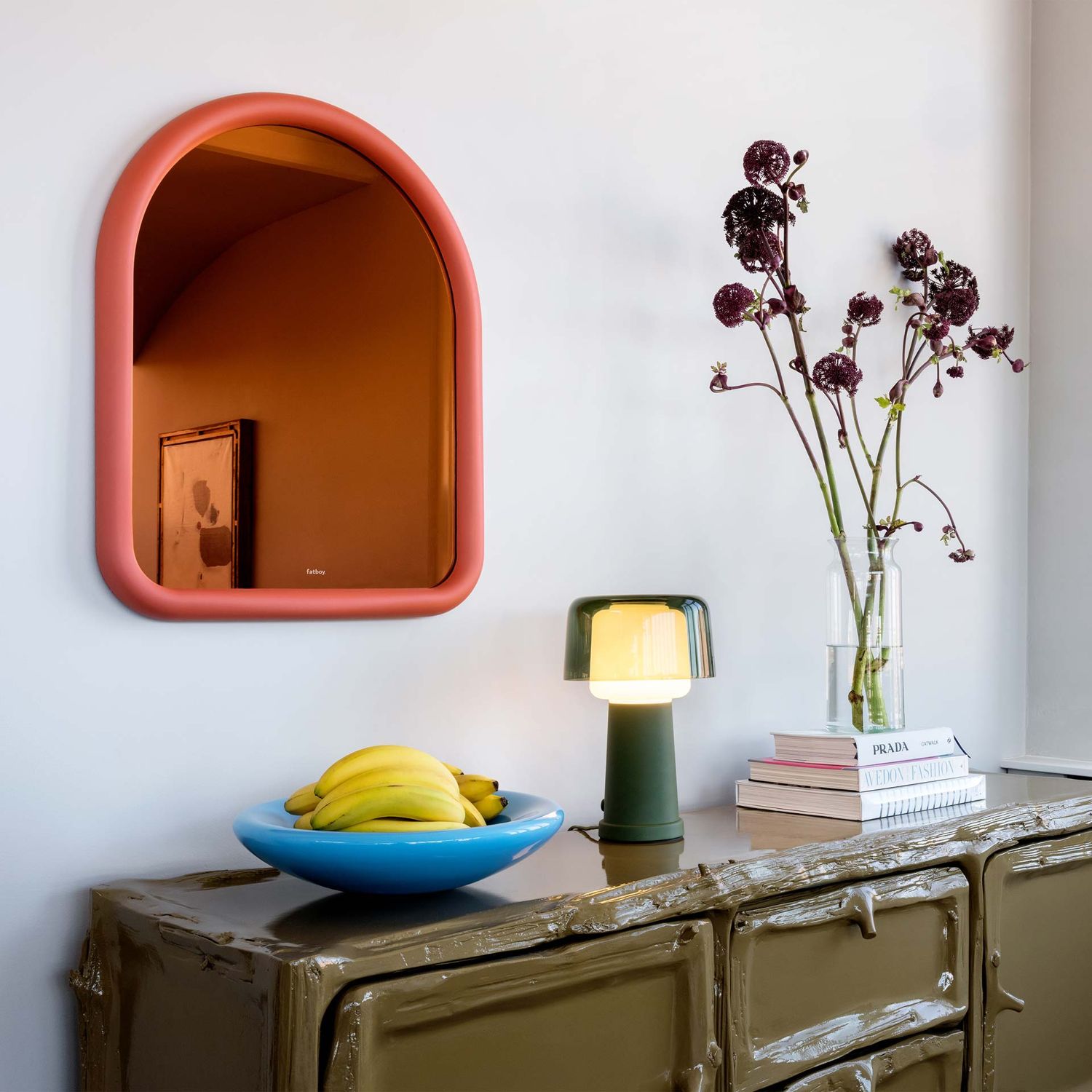 Fatboy - Mirage Dome Wandspiegel rustic clay