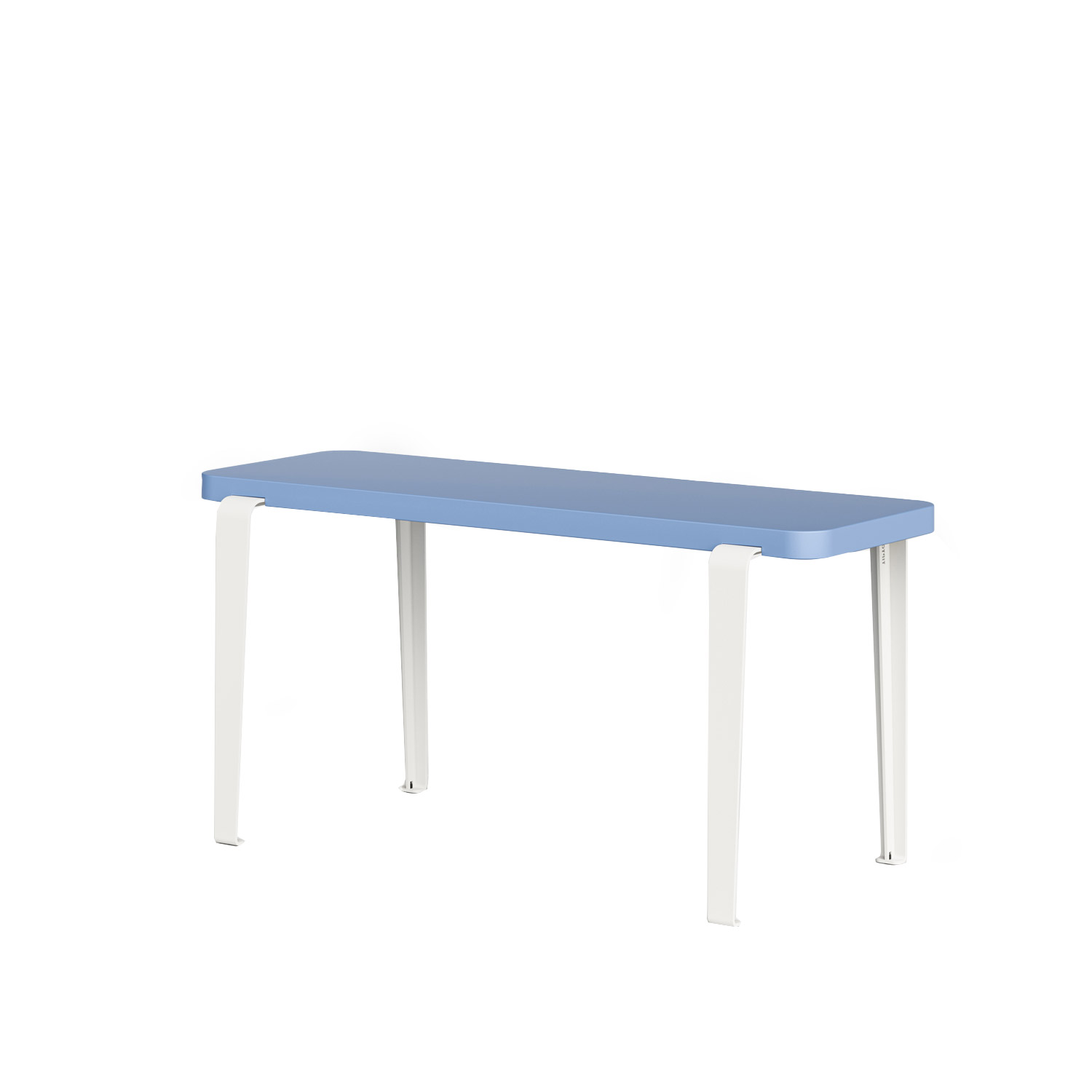 Tiptoe - Lou Sitzbank 90x30 cm wolkenweiß/Buche felsblau