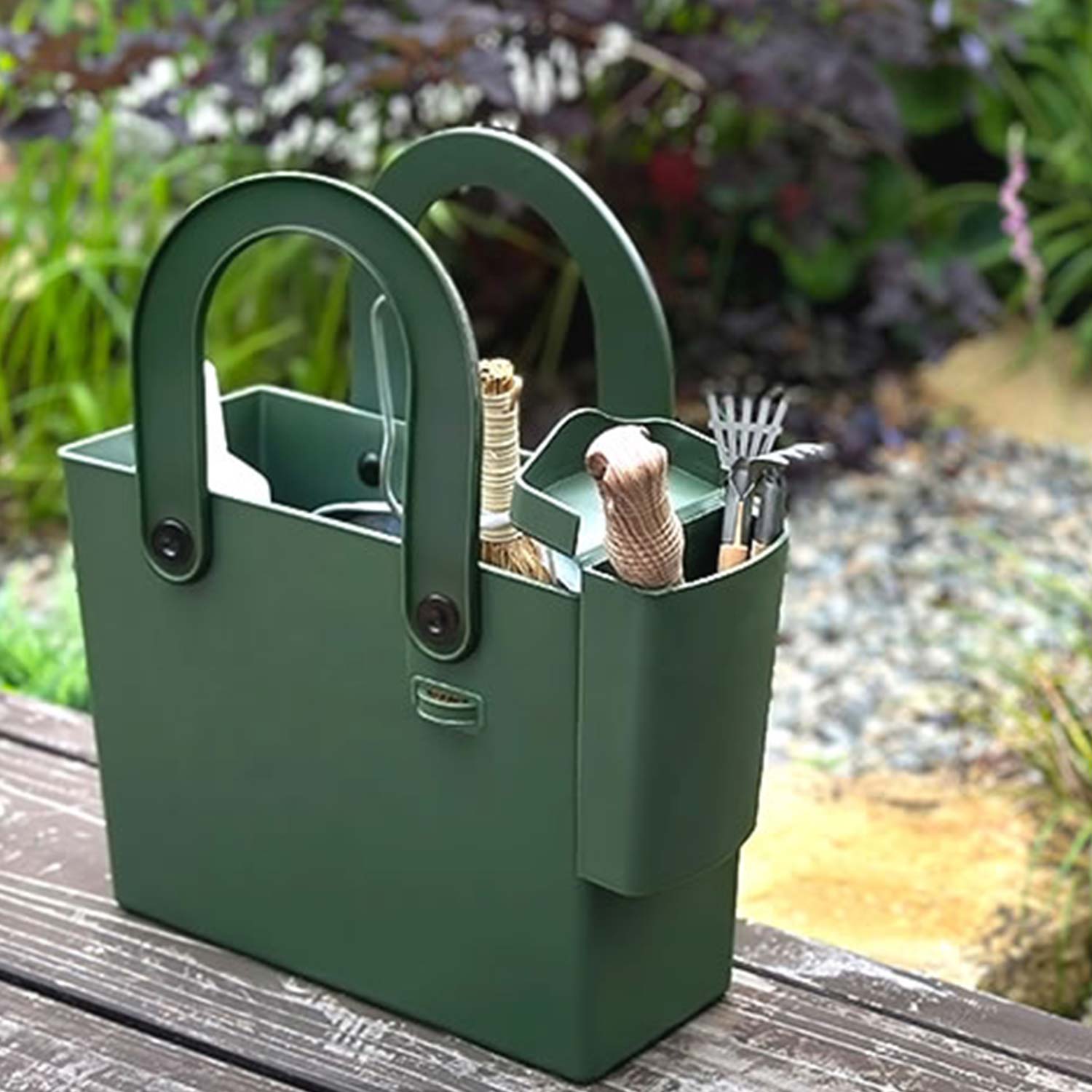 Hachiman - Garden Tool Bag & Pocket dunkelgrün