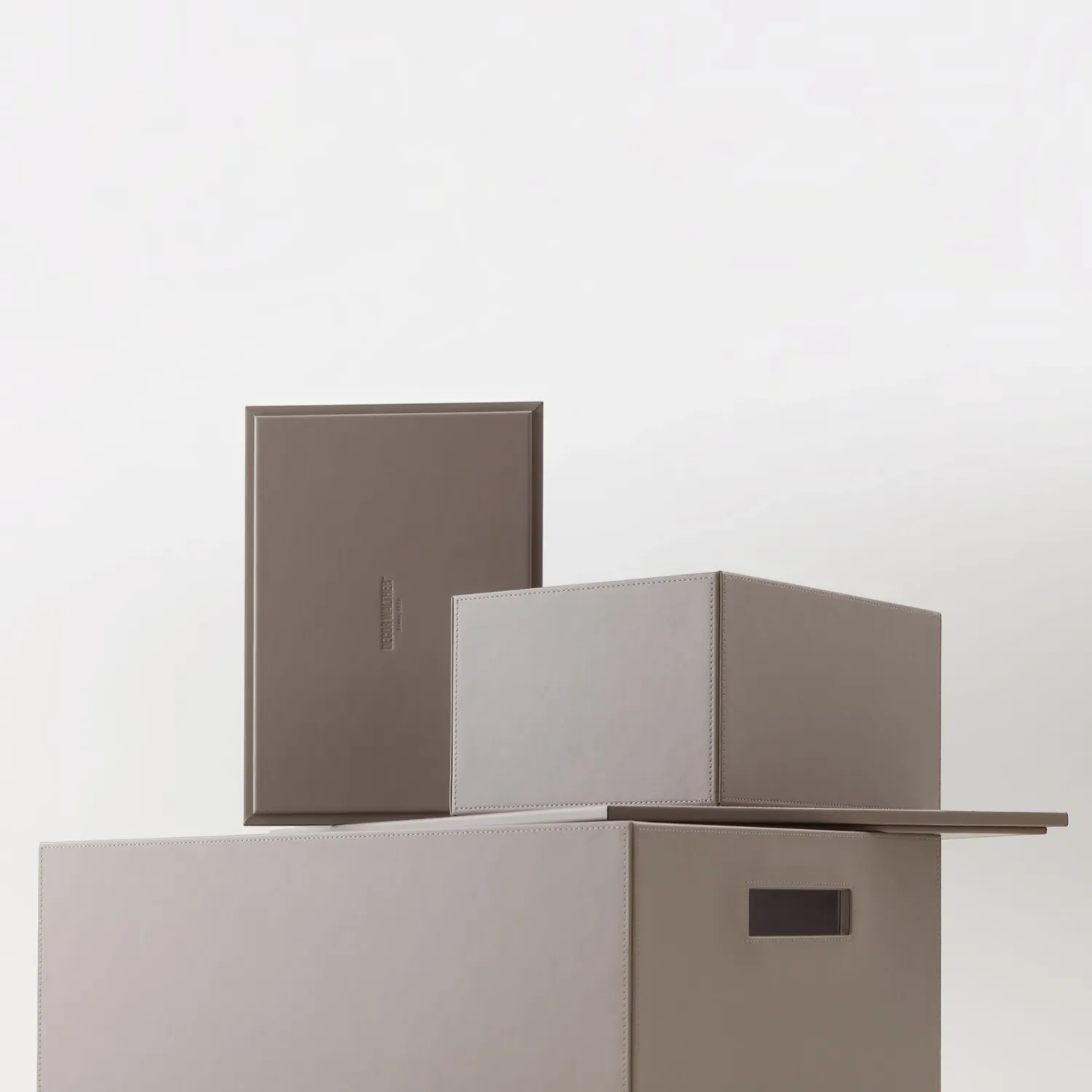 Decor Walther - Brownie Boxen 3er-Set weiß