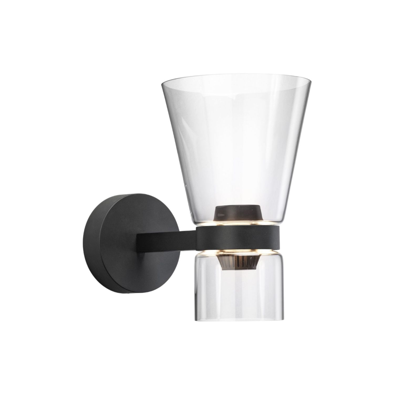 Flos - Nocturne Wandleuchte W Cone schwarz
