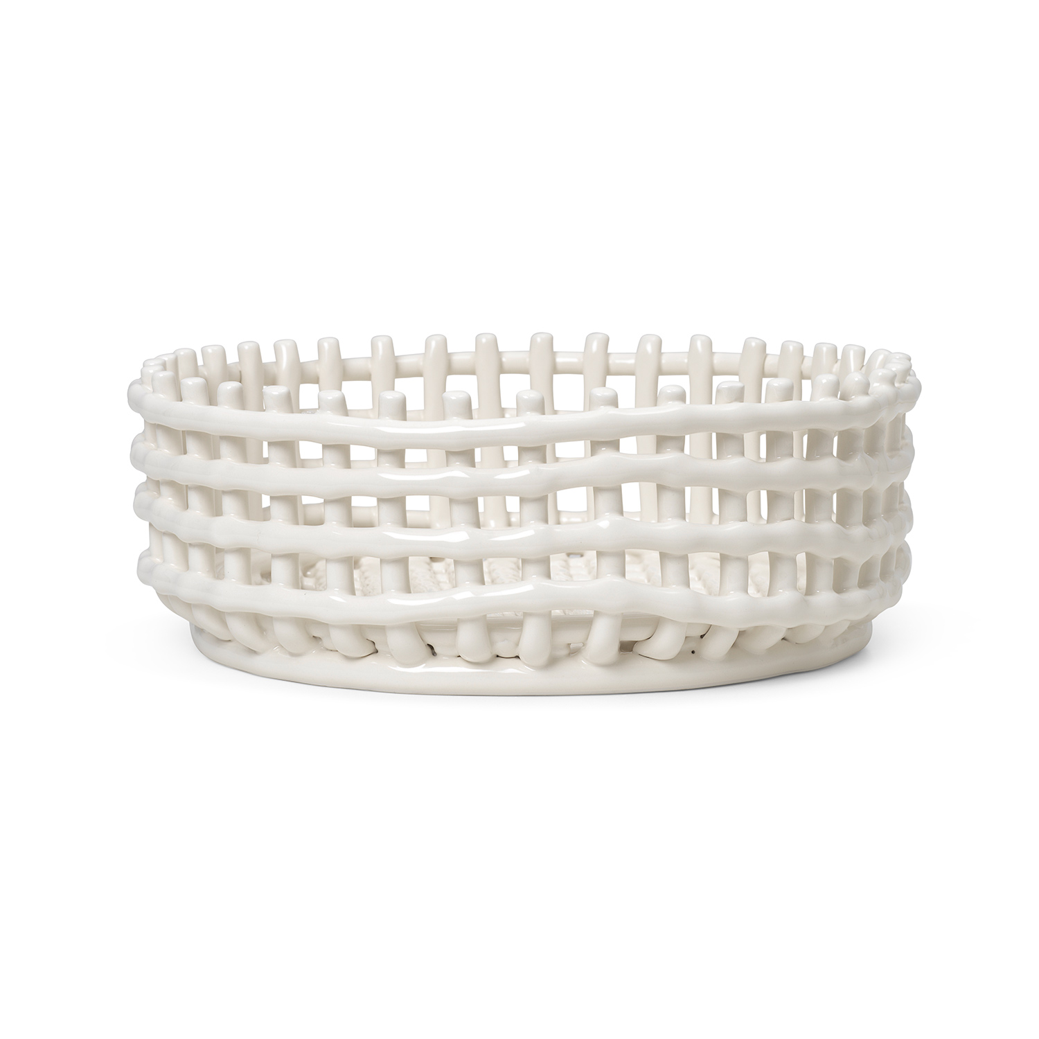 ferm living ceramic centrepiece off white 66560