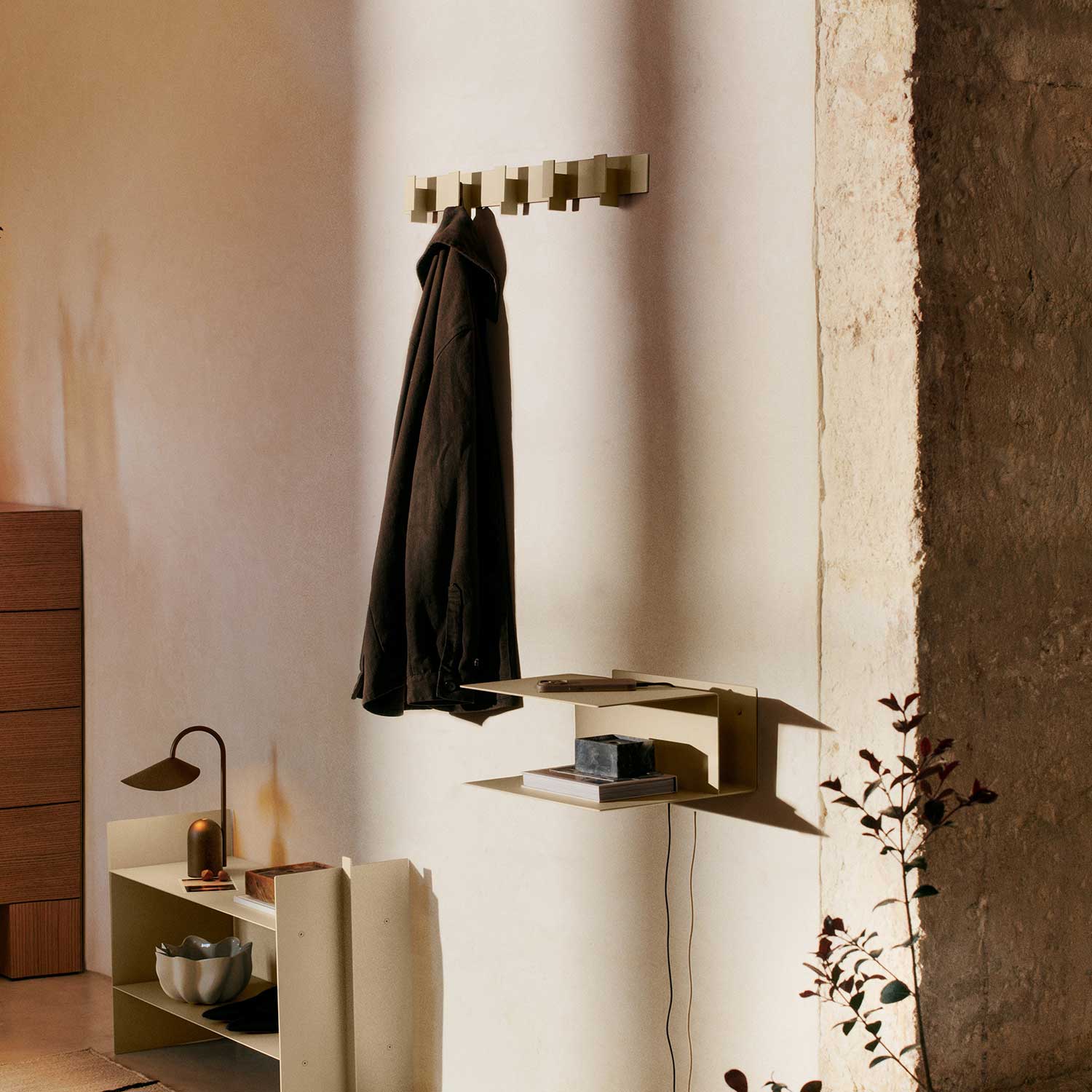 Ferm Living - Lager Hakenleiste black