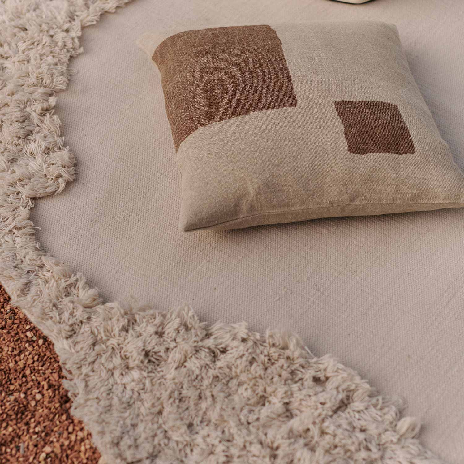 Ferm Living - Oleo Kissen natural/sugar kelp