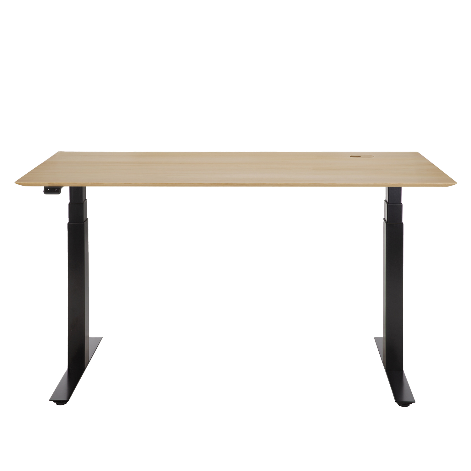 ethnicraft bok schreibtisch kabeldurchlass schwarz eiche 26105 98808