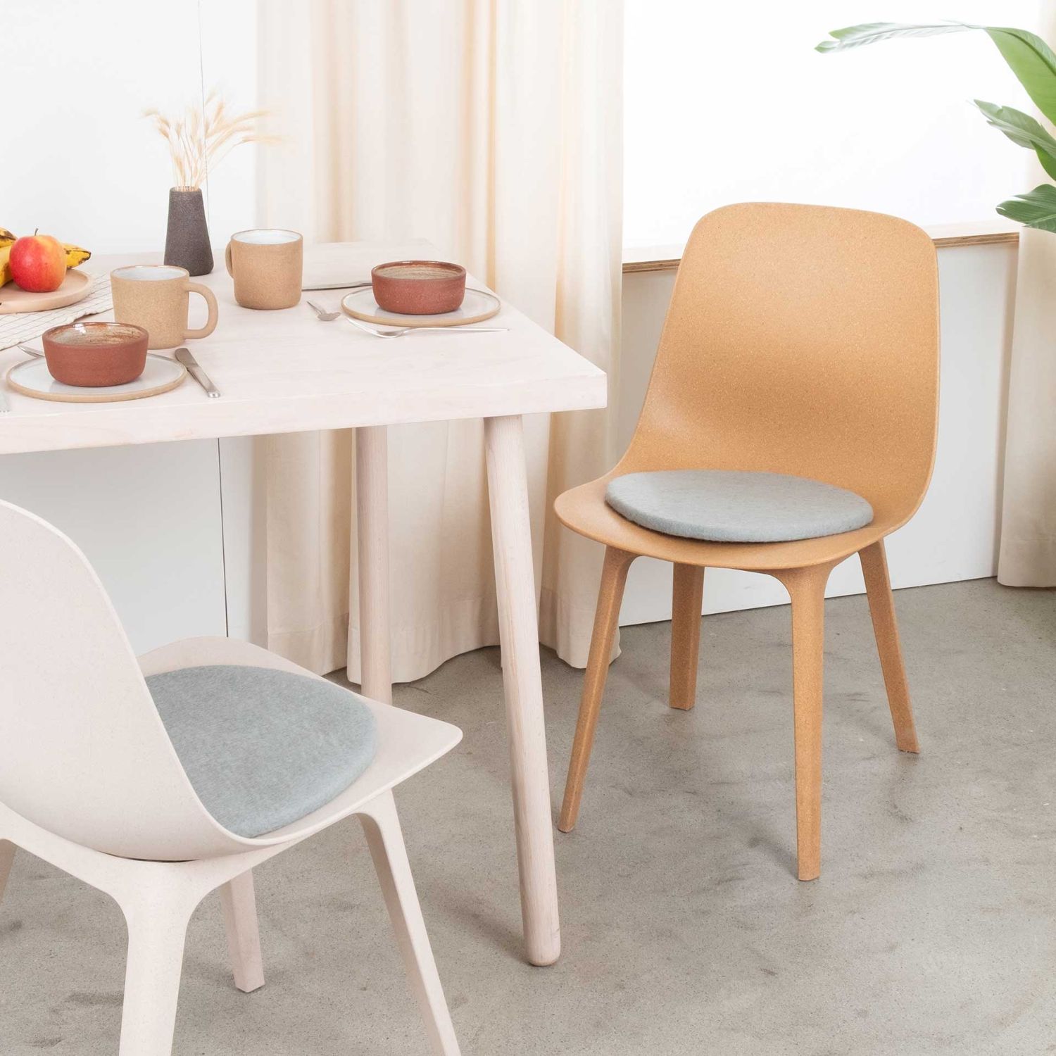 myfelt - Filz-Sitzauflage flach Ø 36 cm Isa
