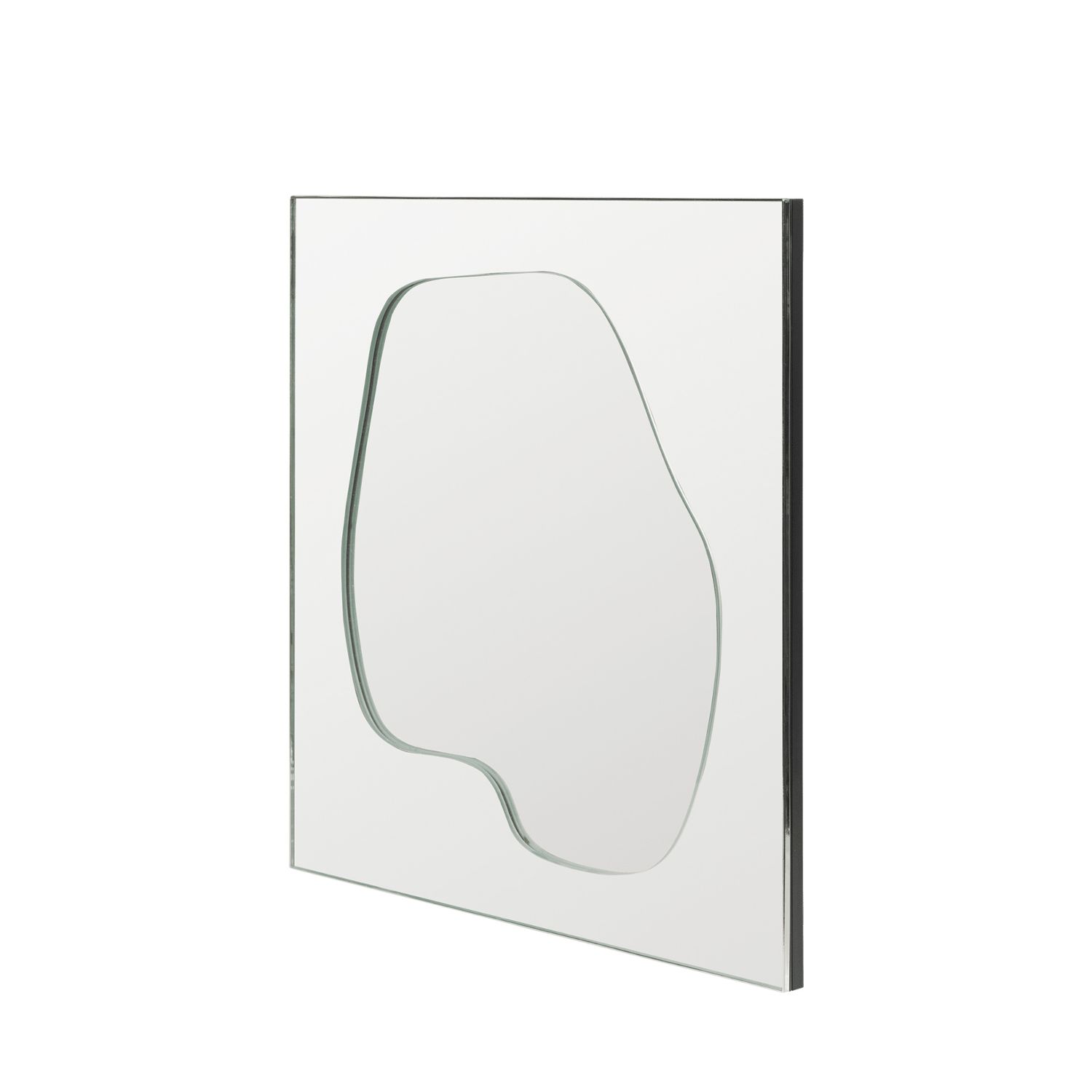 Ferm Living - Folia chrom Spiegel H 45 cm