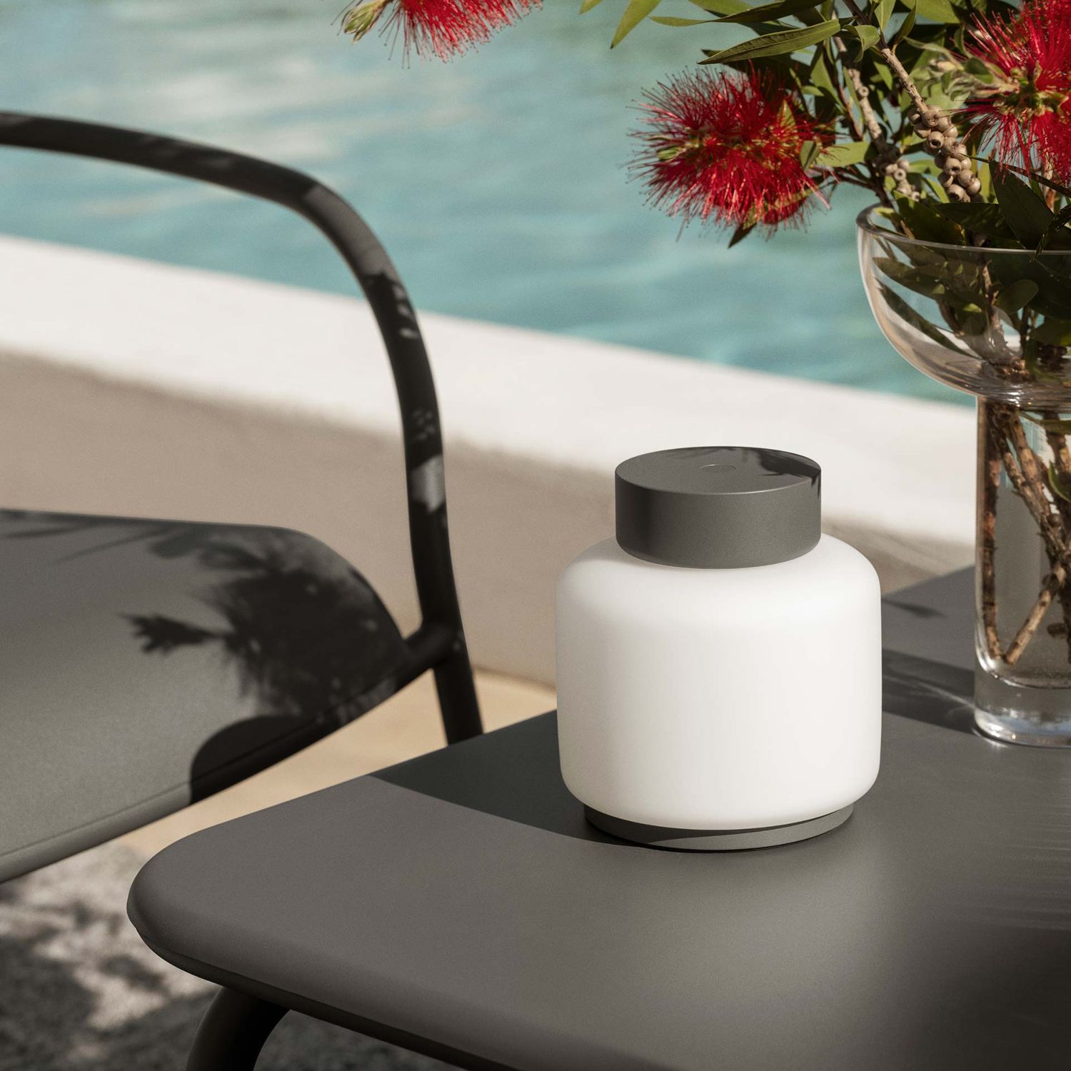 blomus - FAWN LED Outdoor Leuchte granite gray