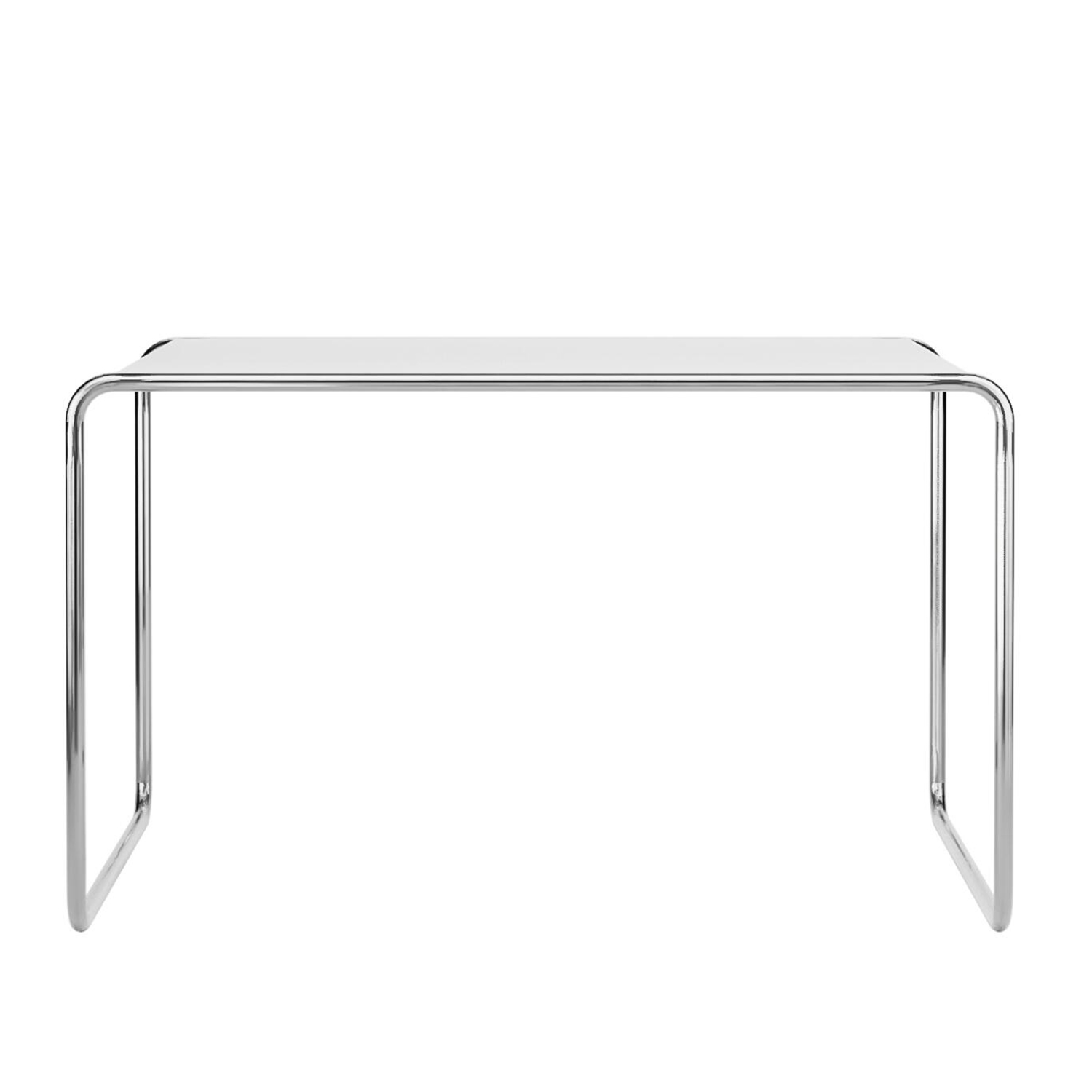 Thonet - S285/0 Schreibtisch chrom / Esche lackiert RAL9010