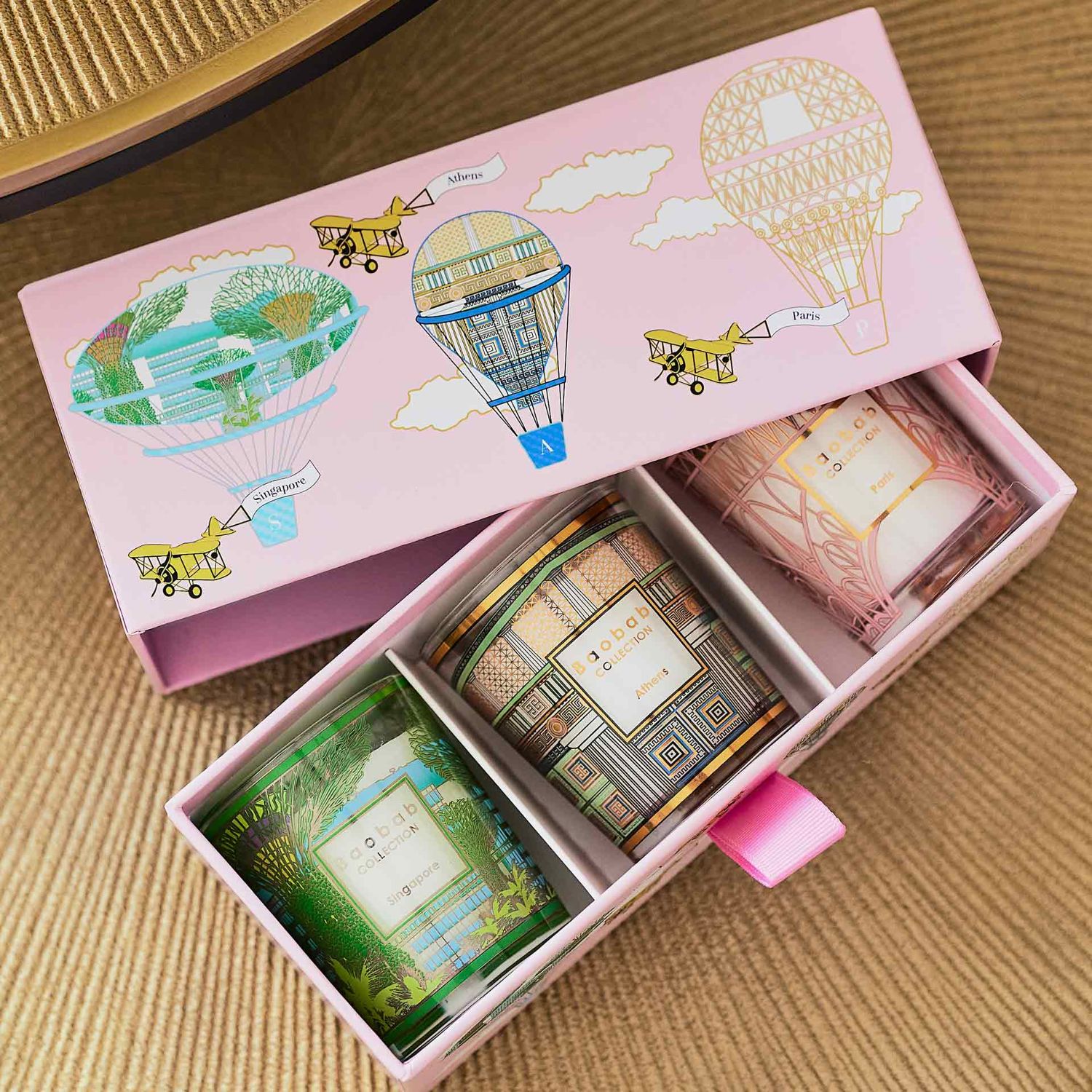 Baobab Collection - Trio Travel Duftkerzen SIN-ATH-PAR