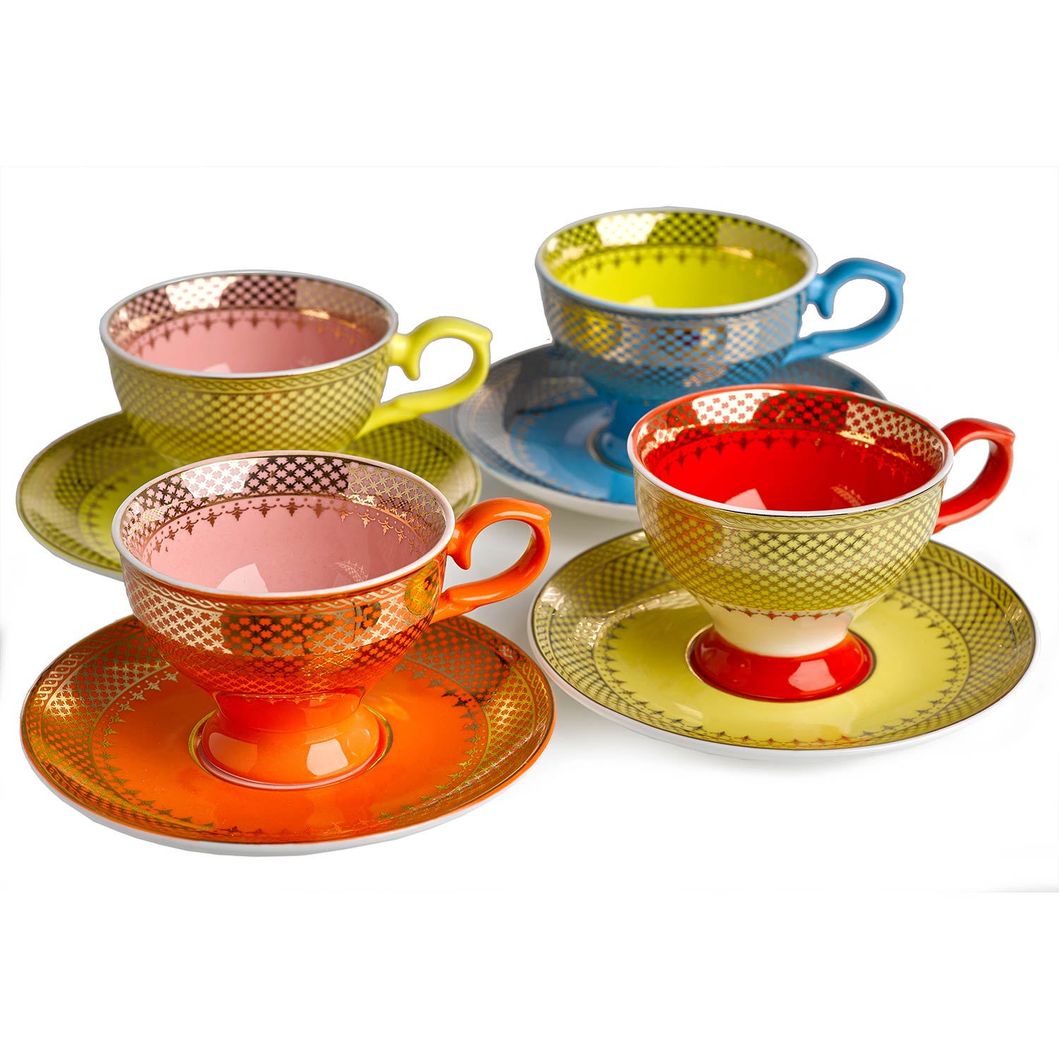 pols potten grandma espresso tassen vier alle 97746