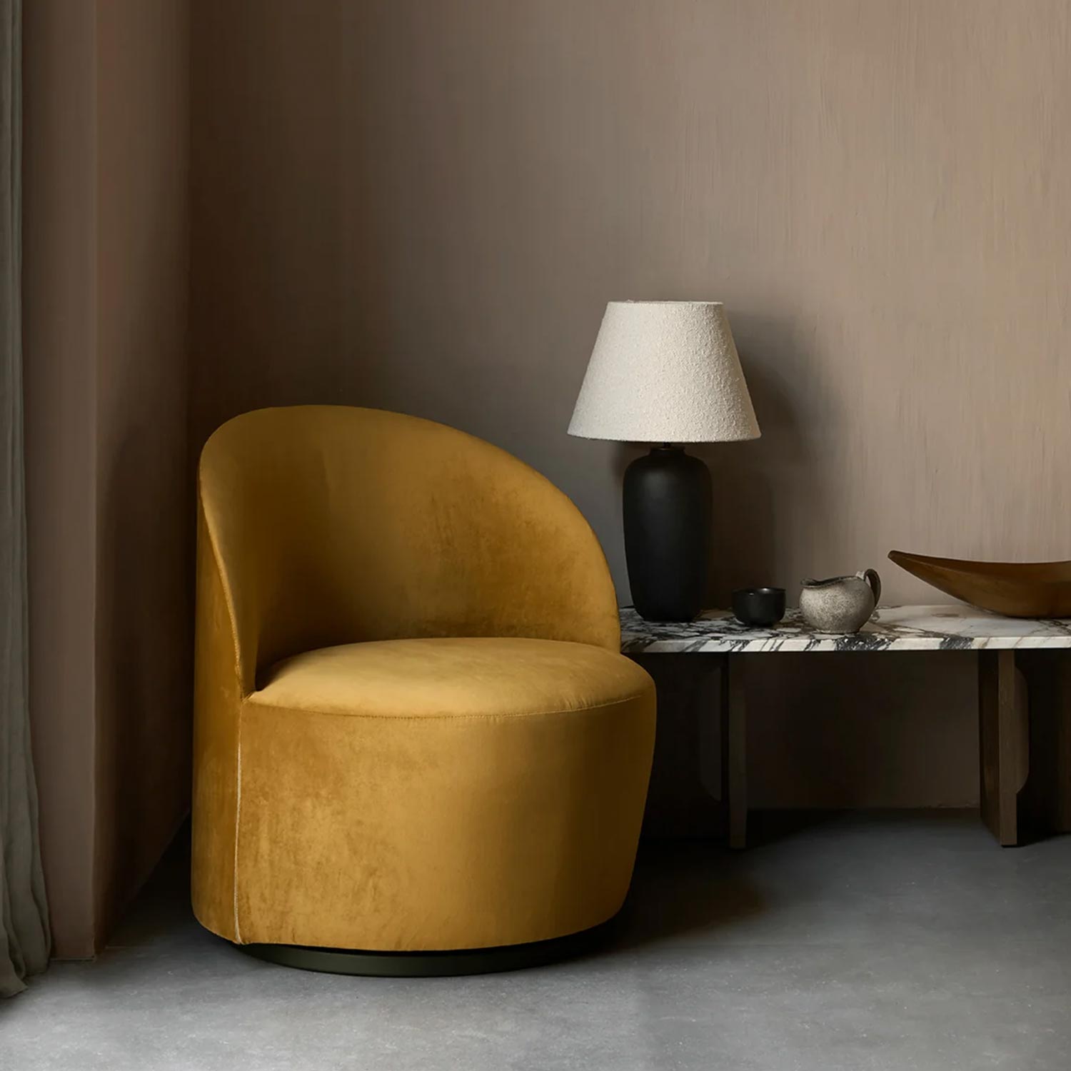 Audo - Tearoom Loungesessel drehbar Bouclé 2