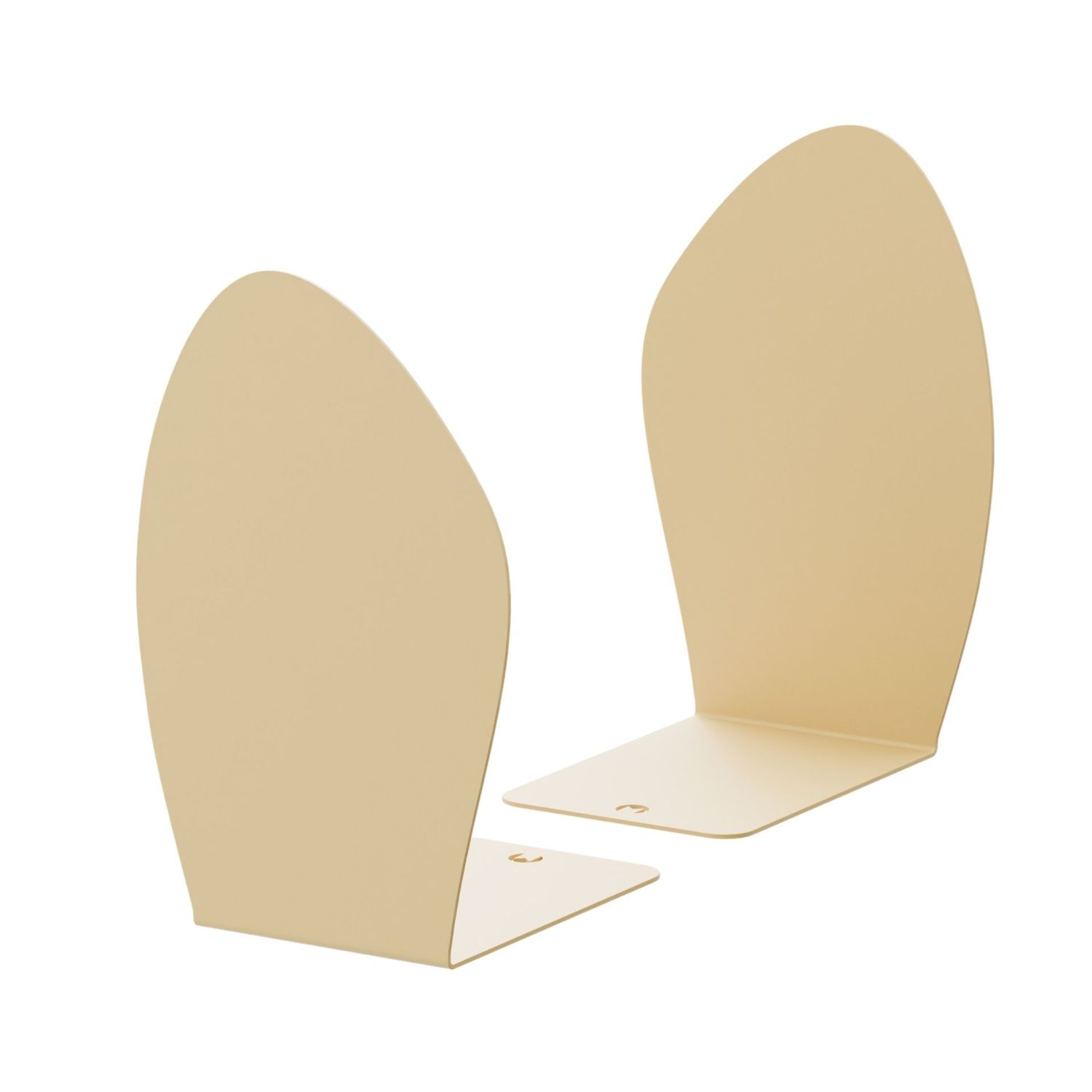 Metallbude - Darcy Buchstütze 2er-Set cashew