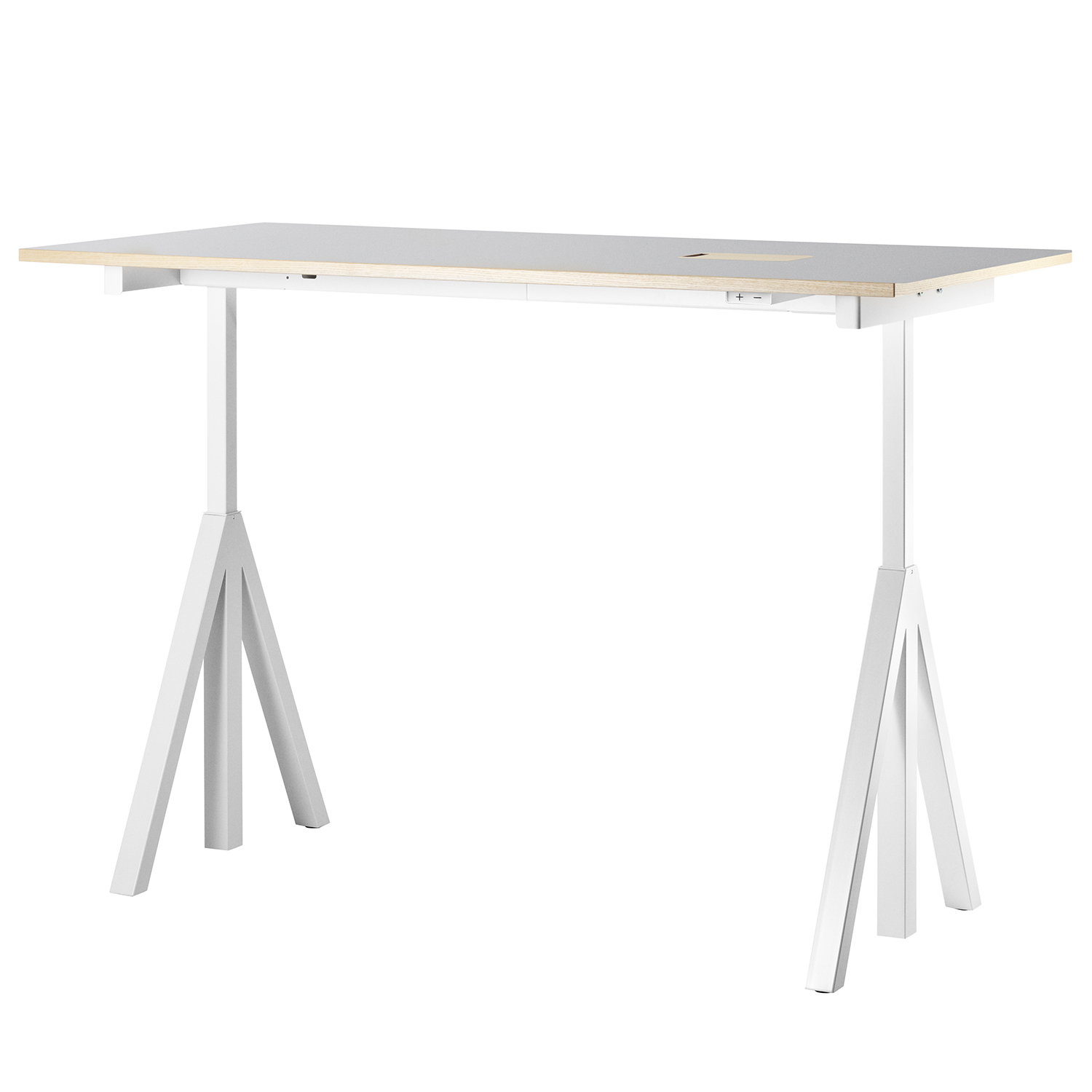 string schreibtisch hv grau160 cm hoch 95089
