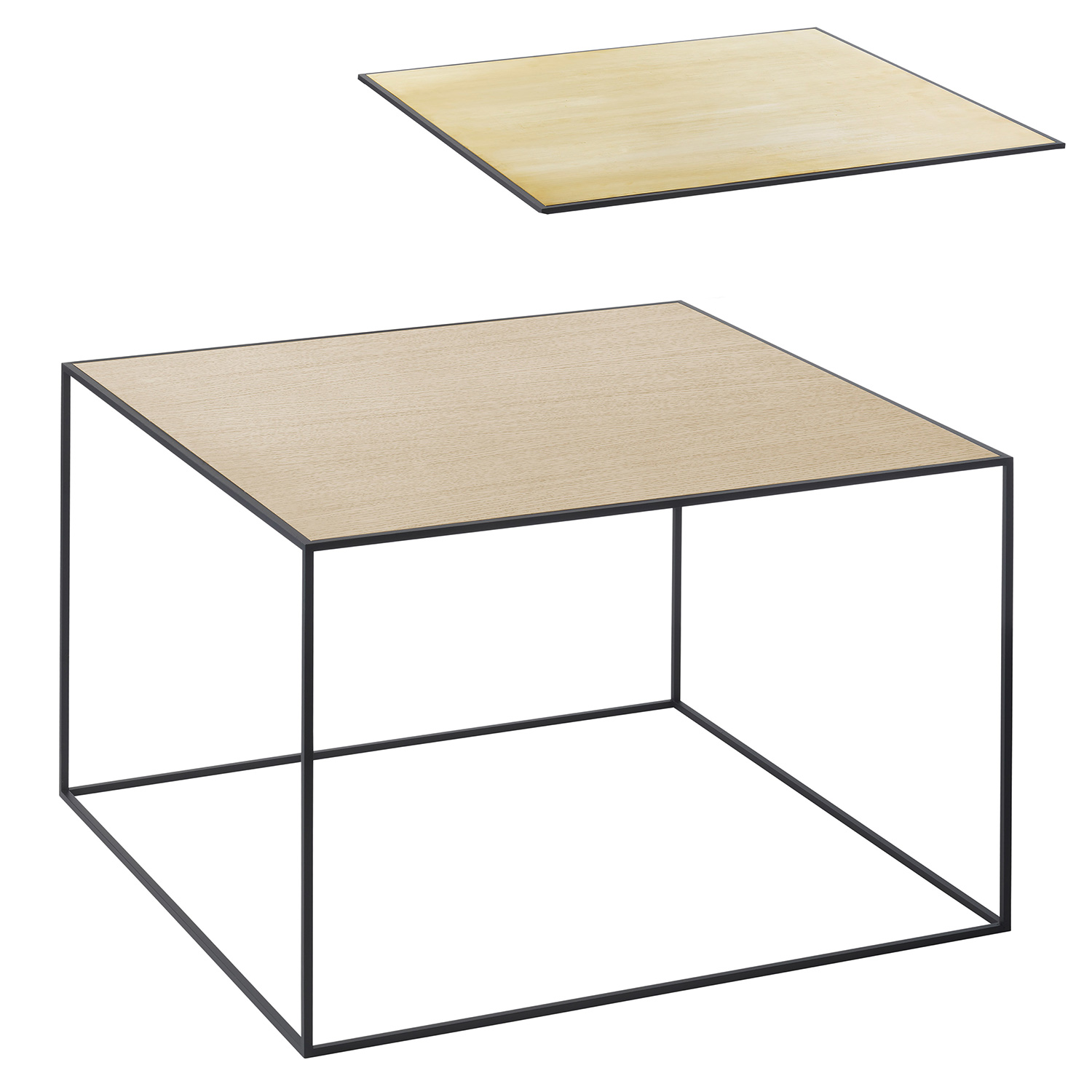 by lassen twin 49 schwarz eiche messing 67421