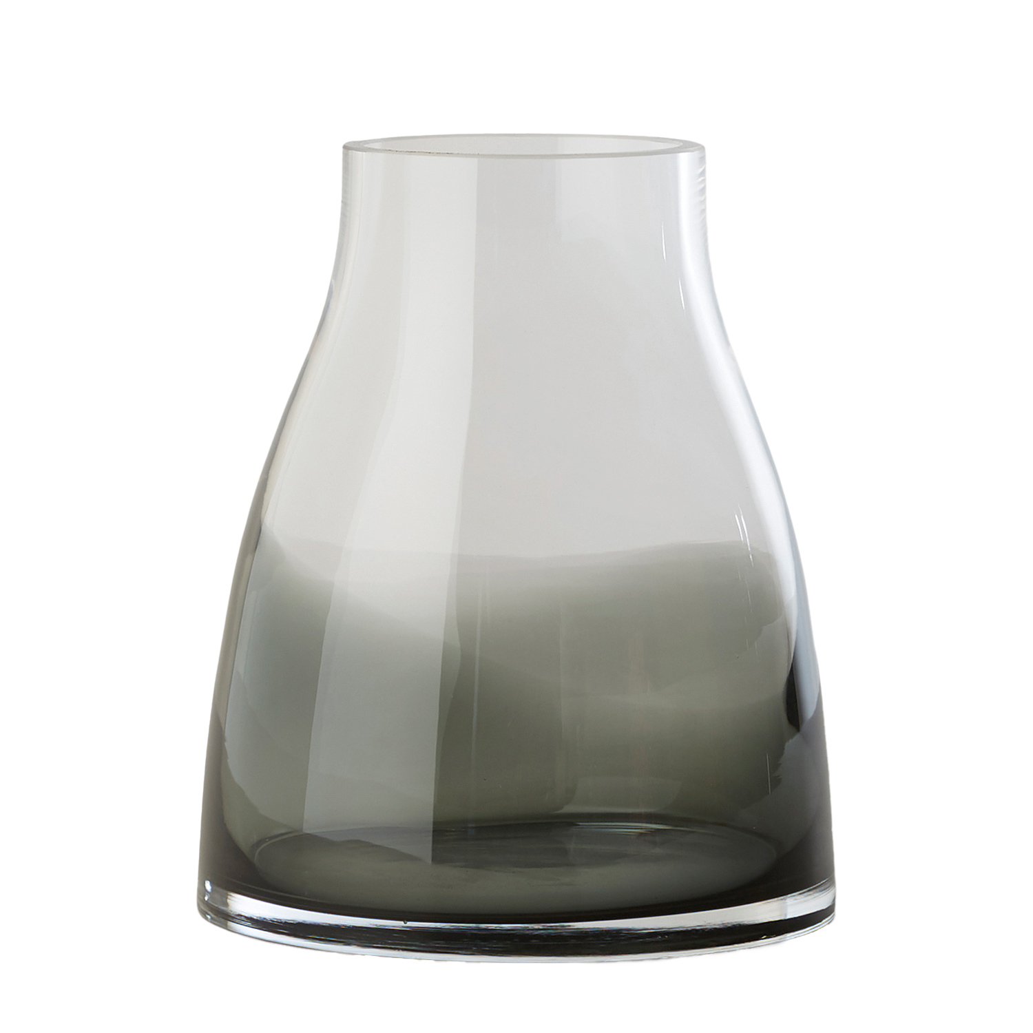 Ro Collection - Flower No. 2 Vase smoked grey