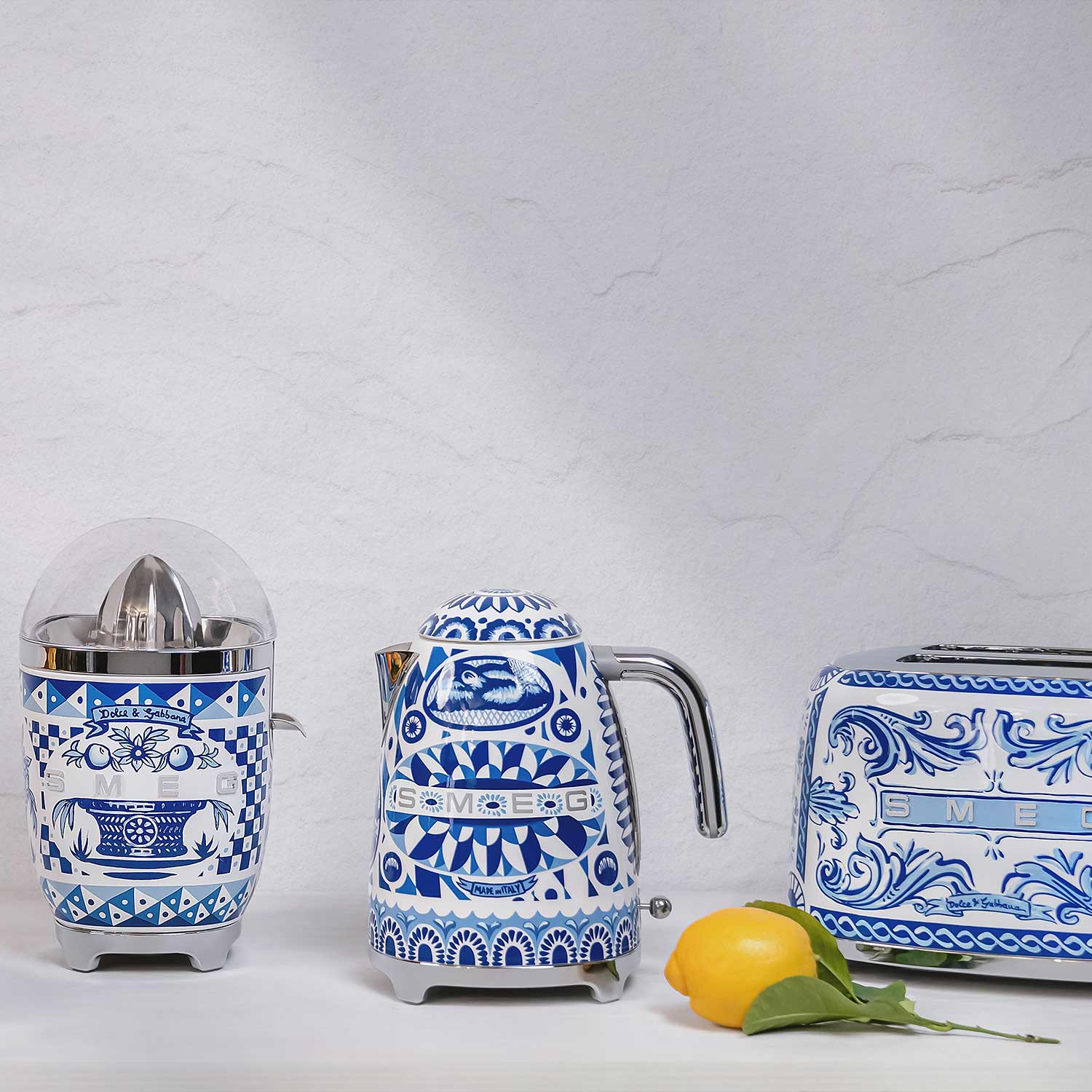 smeg zitruspresse cjf01 blu mediterraneo dolce und gabbana toaster 95399