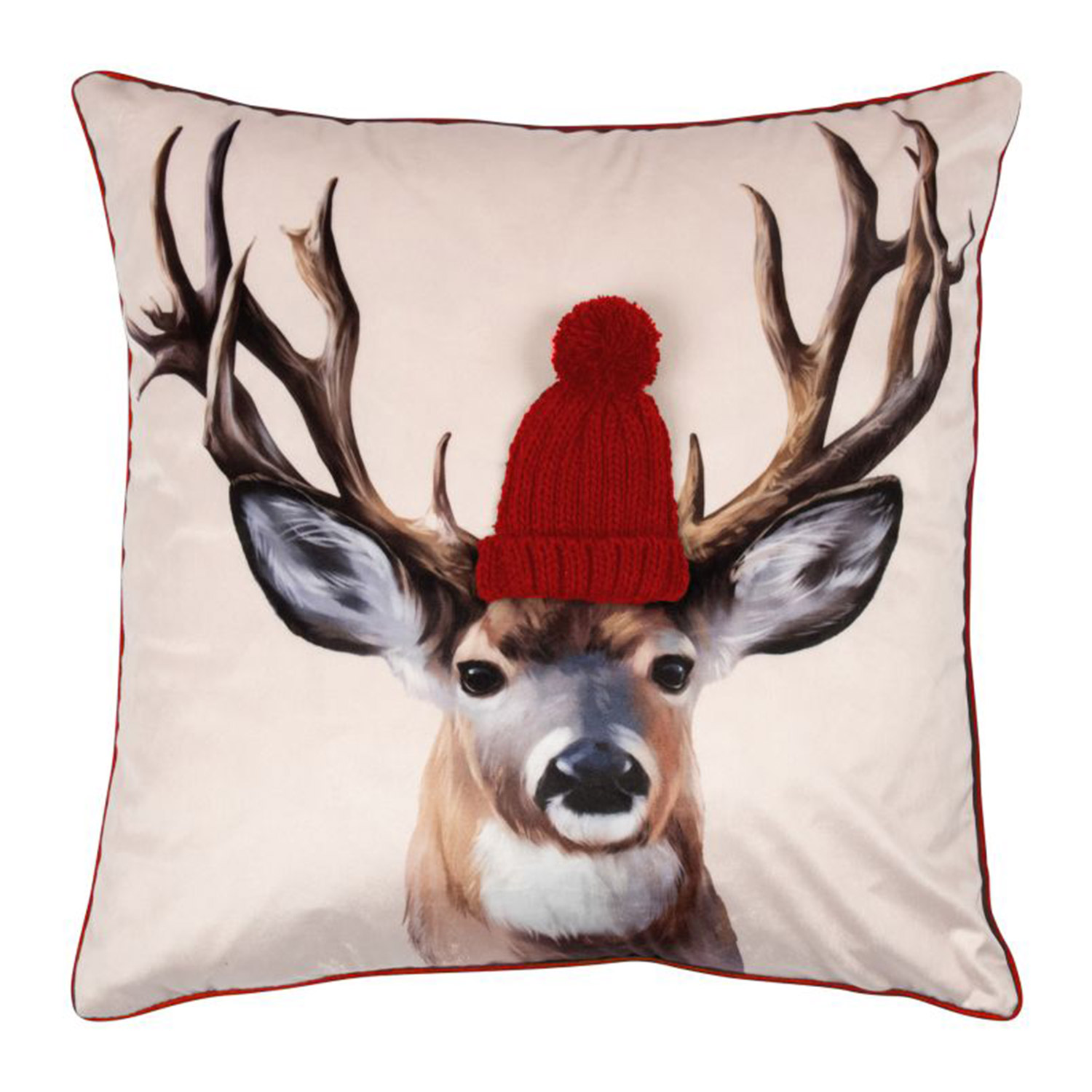 pad - Reindeer Kissenhülle 50x50 cm rot