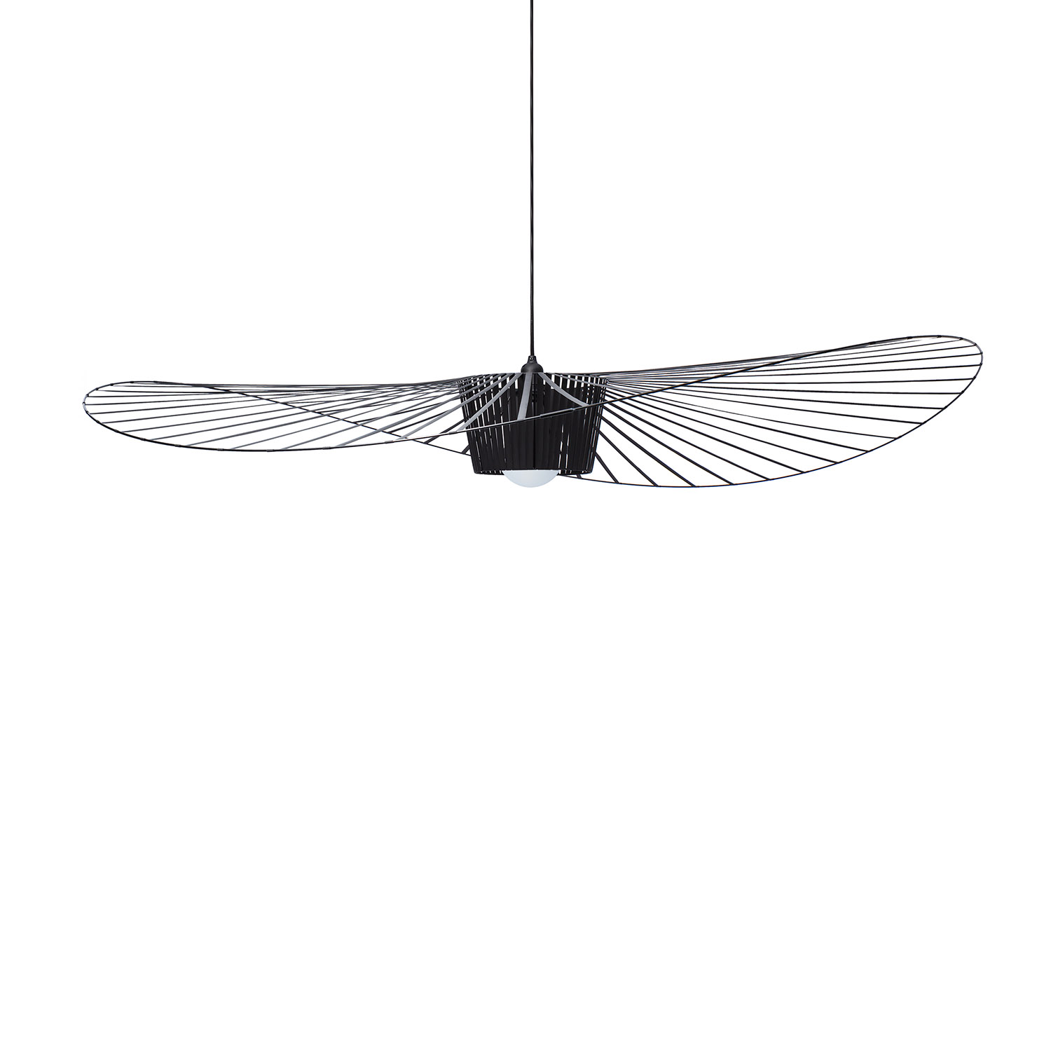Schwarz Vertigo Lampe gro Petite Friture
